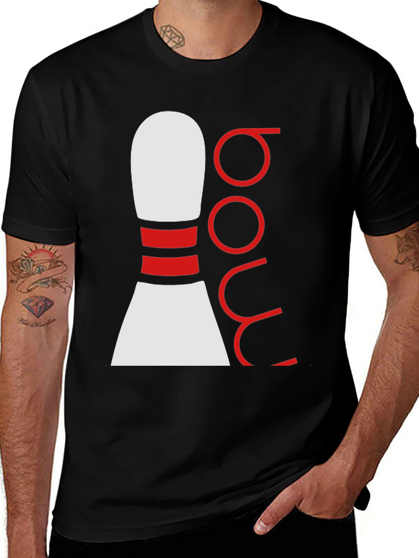 Variant 26 of Bowling Boy Black T-Shirt