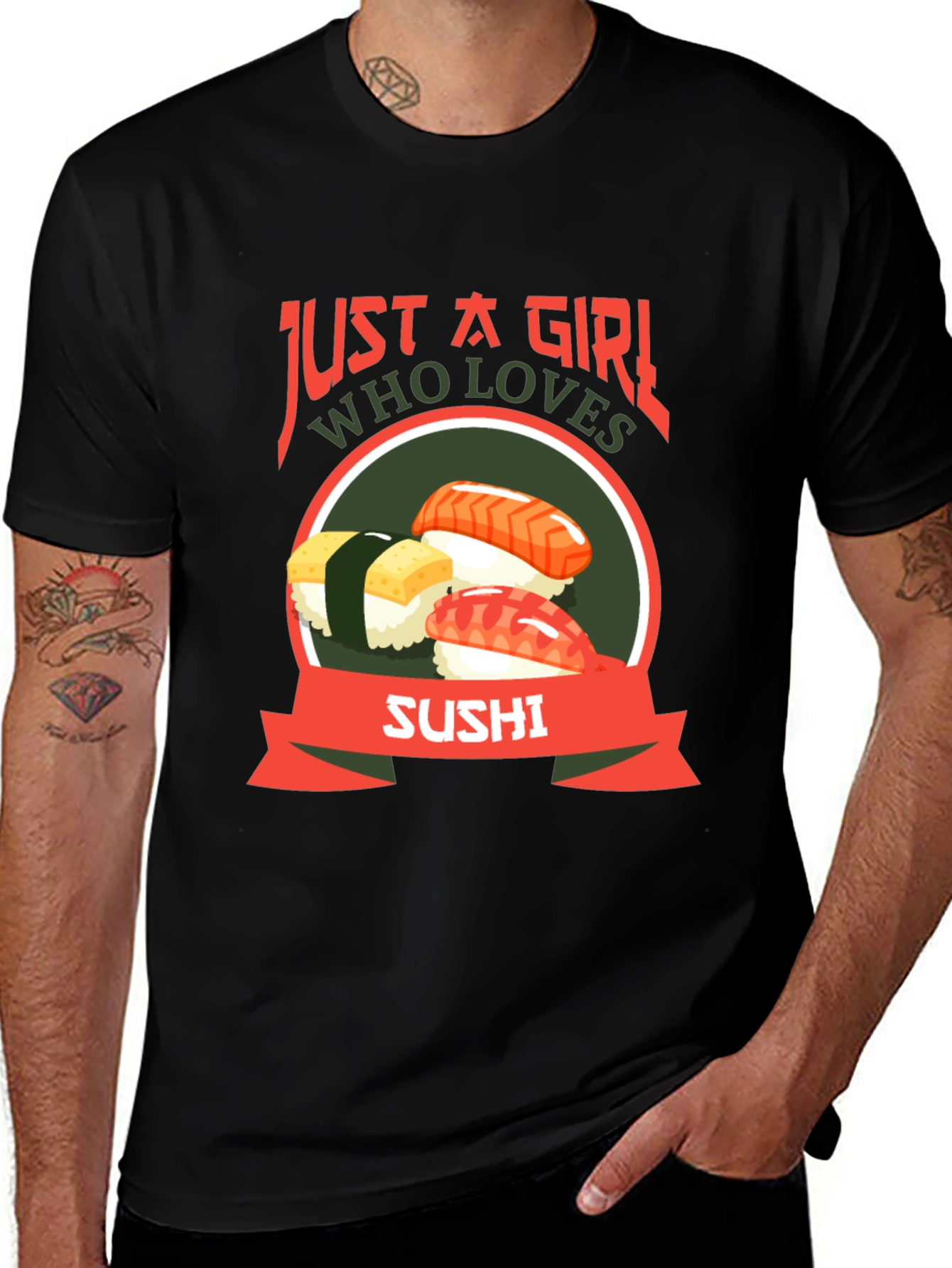 Variant 22 of Sushi Lover Graphic T-Shirt