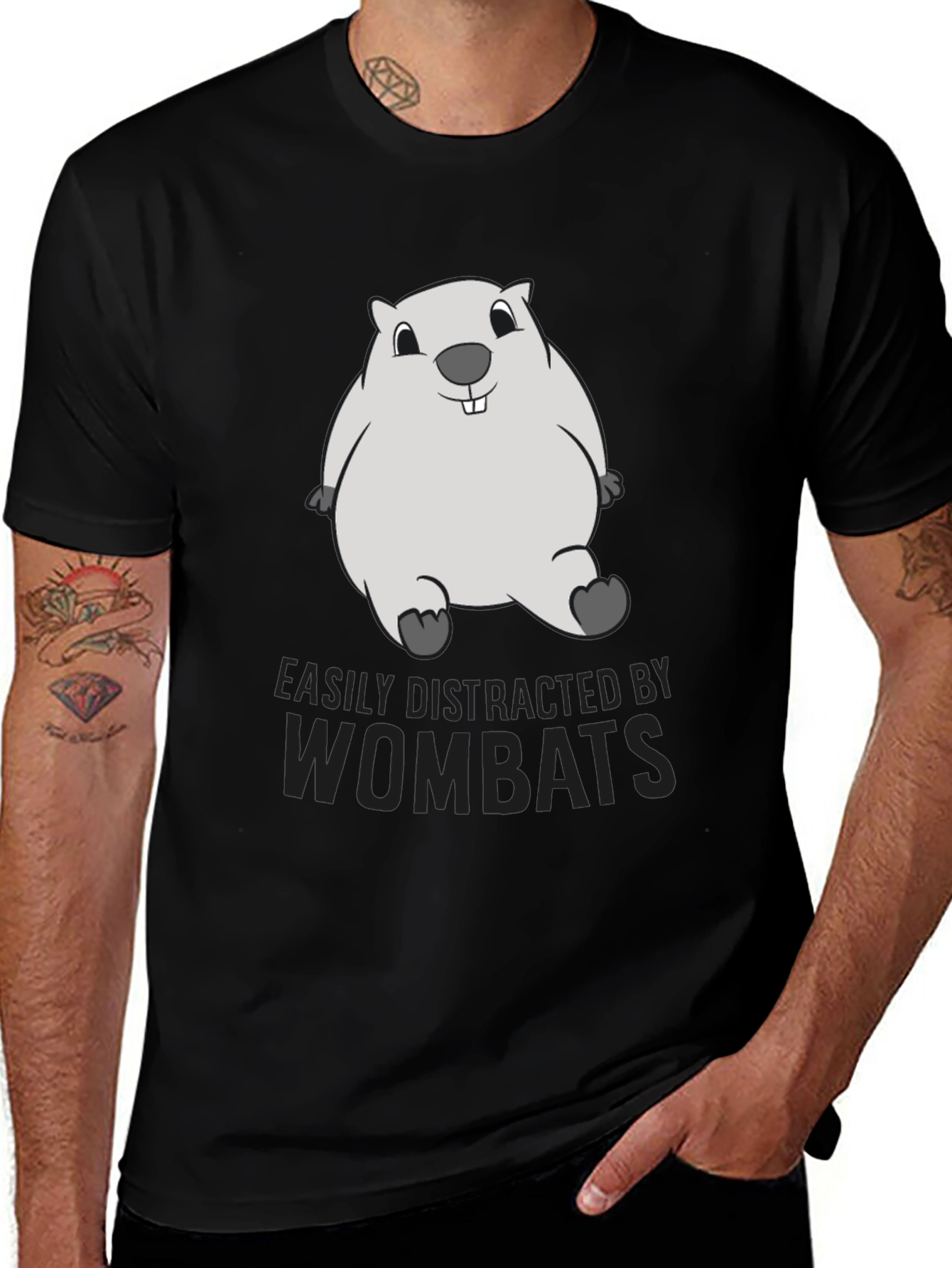 Variant 26 of Wombat Distraction Graphic Tee