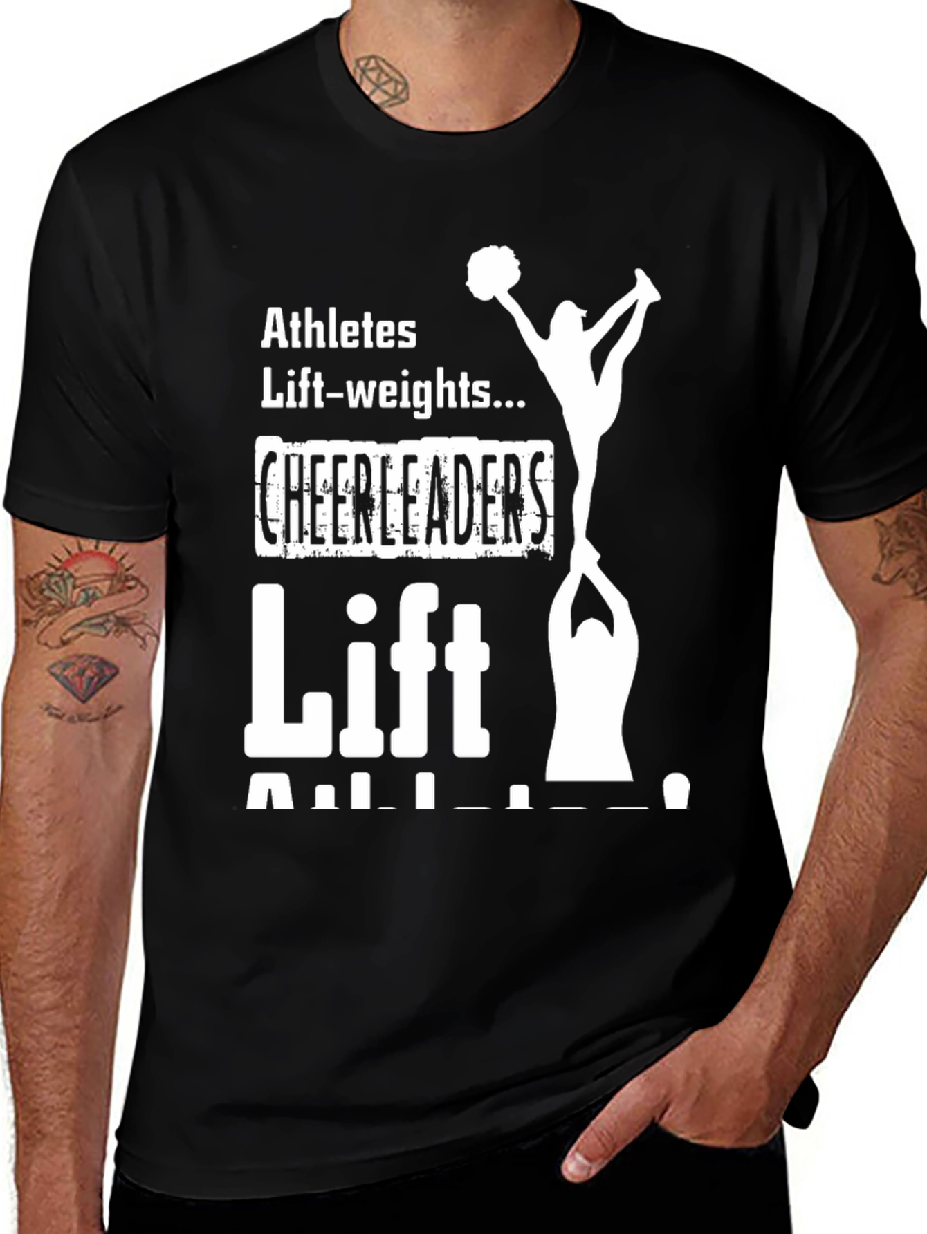 Variant 27 of Cheerleader Lift Athletes Graphic T-Shirt