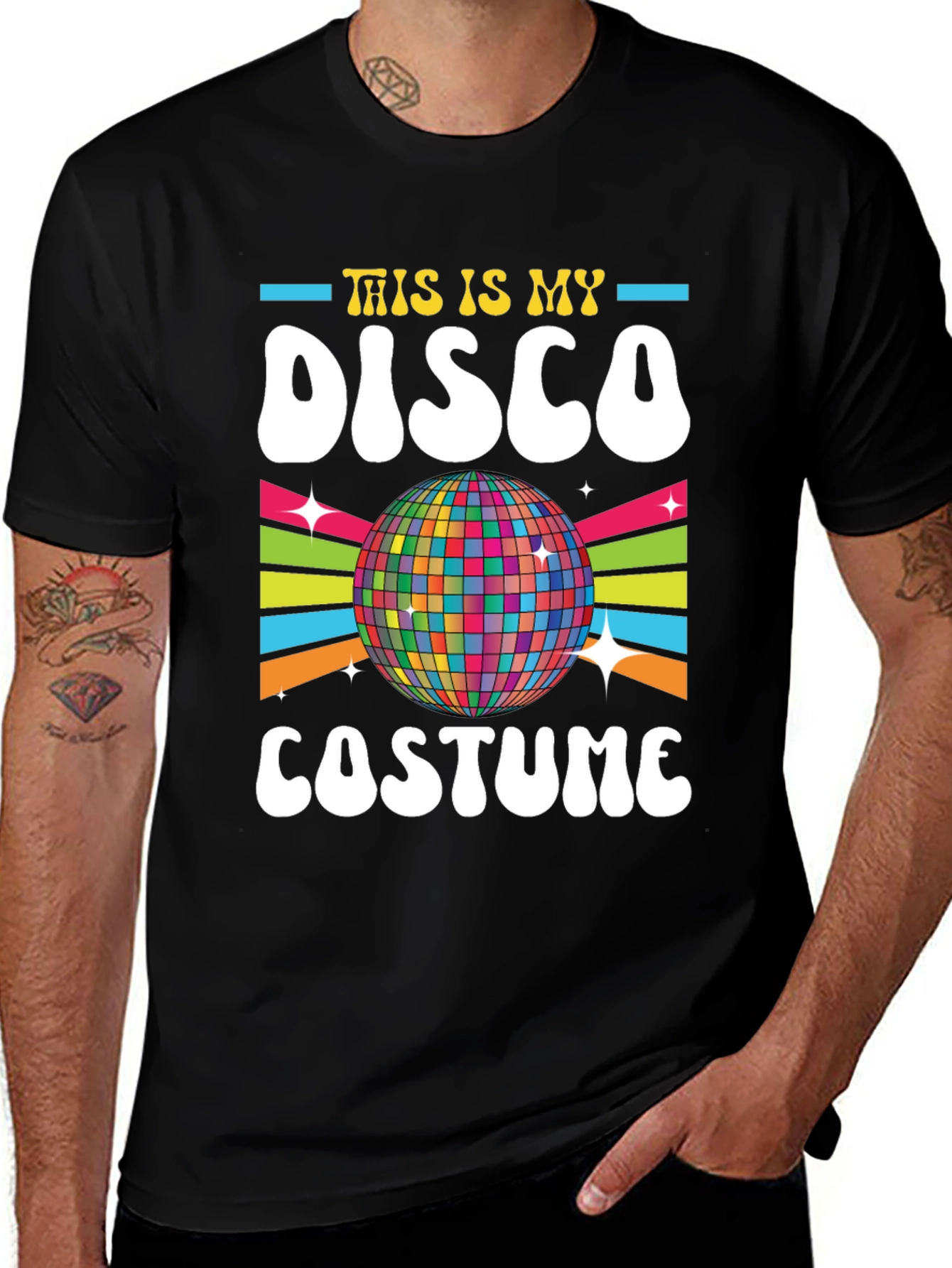 Variant 28 of This Is My Disco Costume T-Shirt - Retro Party Tee