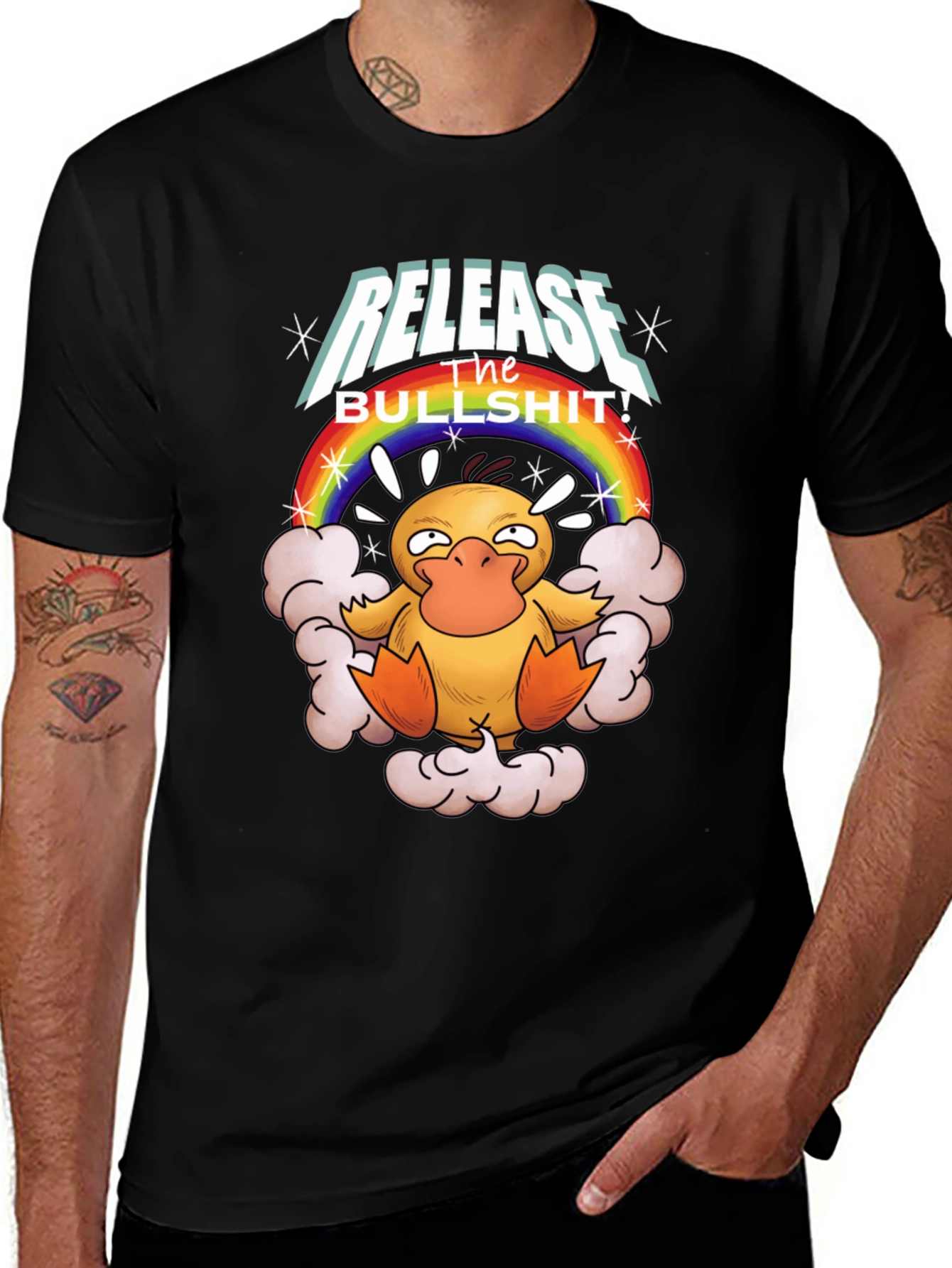 Variant 17 of Release the Bullshit Psyduck T-Shirt