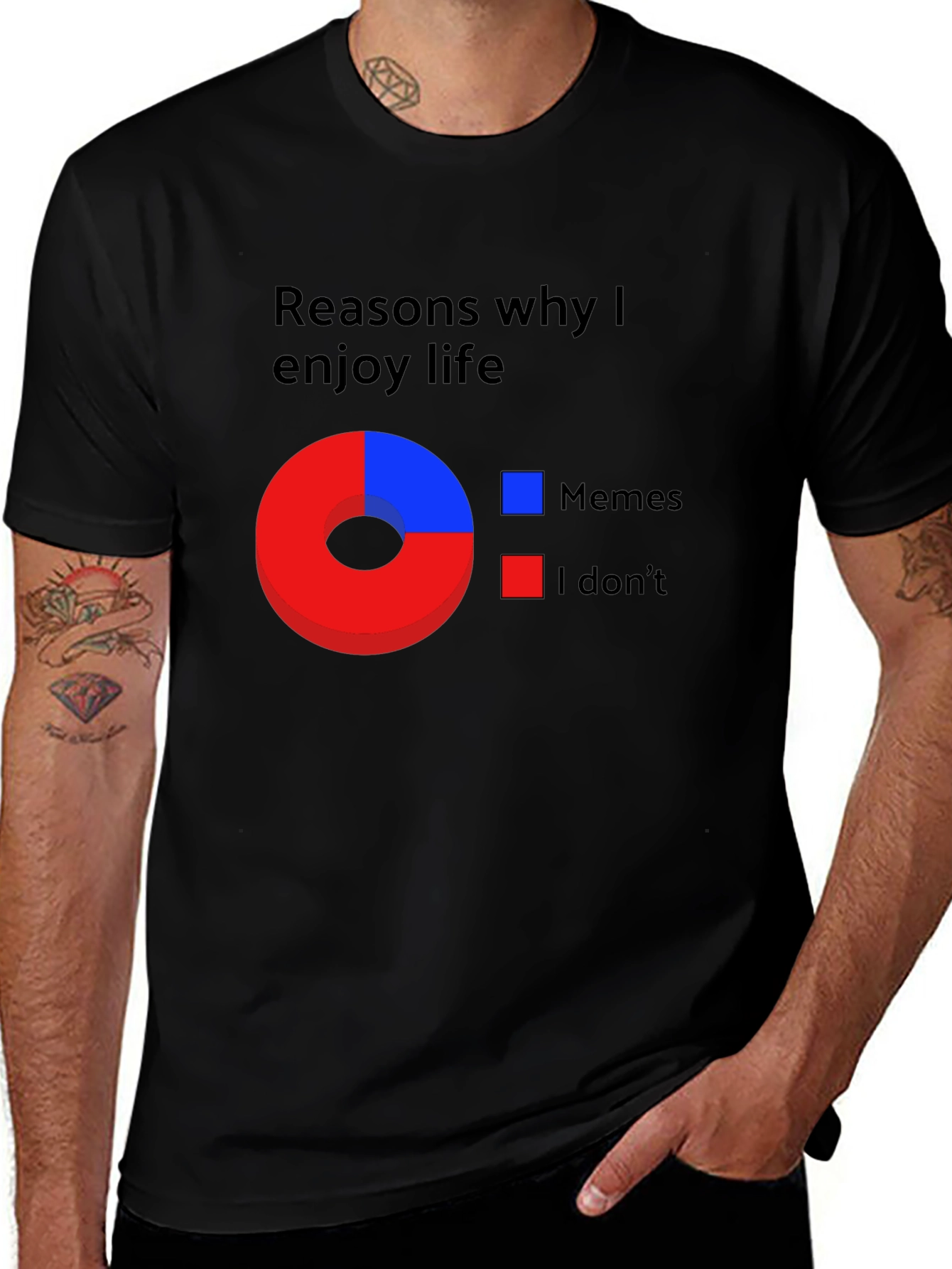 Variant 27 of Reasons Why I Enjoy Life Graphic T-Shirt