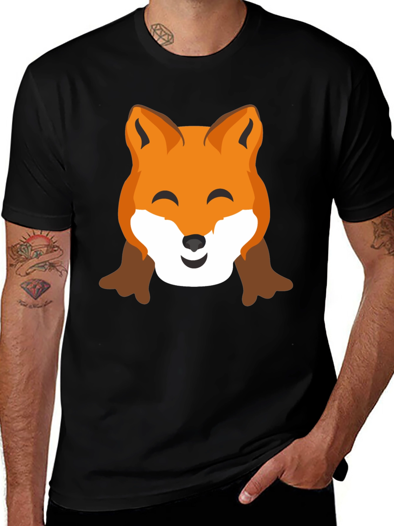 Variant 22 of Fox Graphic T-Shirt - Cute Animal Tee