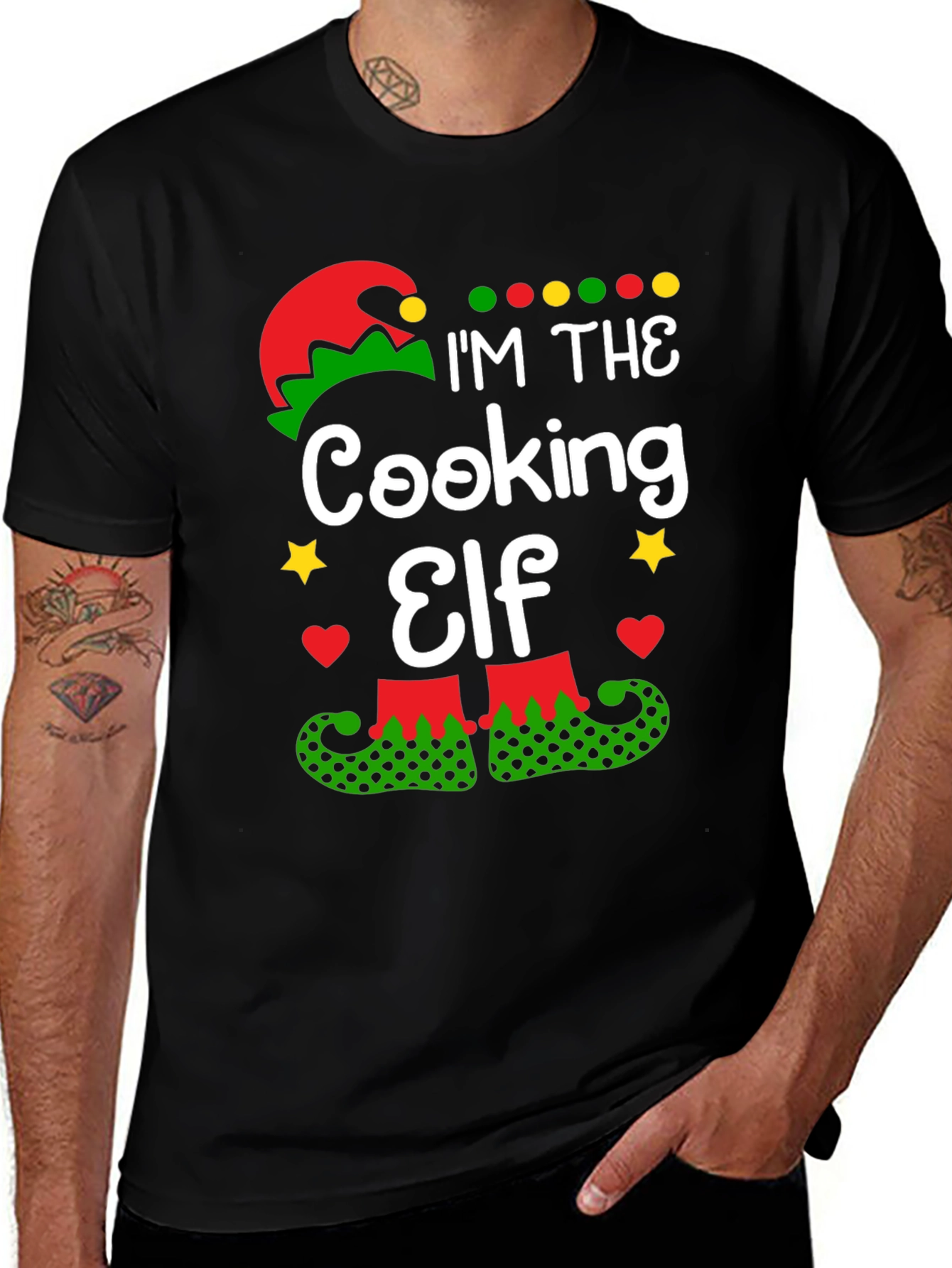 Cooking Elf T-Shirt - Holiday Festive Top
