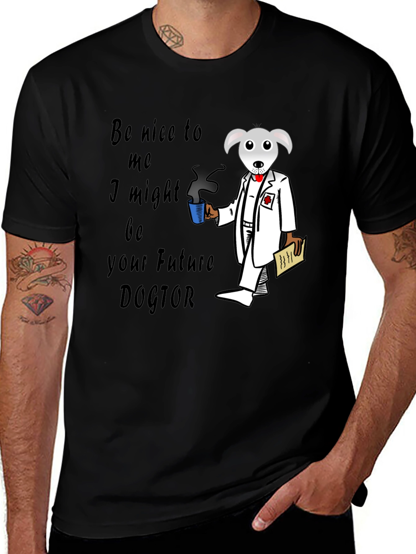 Variant 28 of Future Dogtor T-Shirt - Novelty Graphic Tee