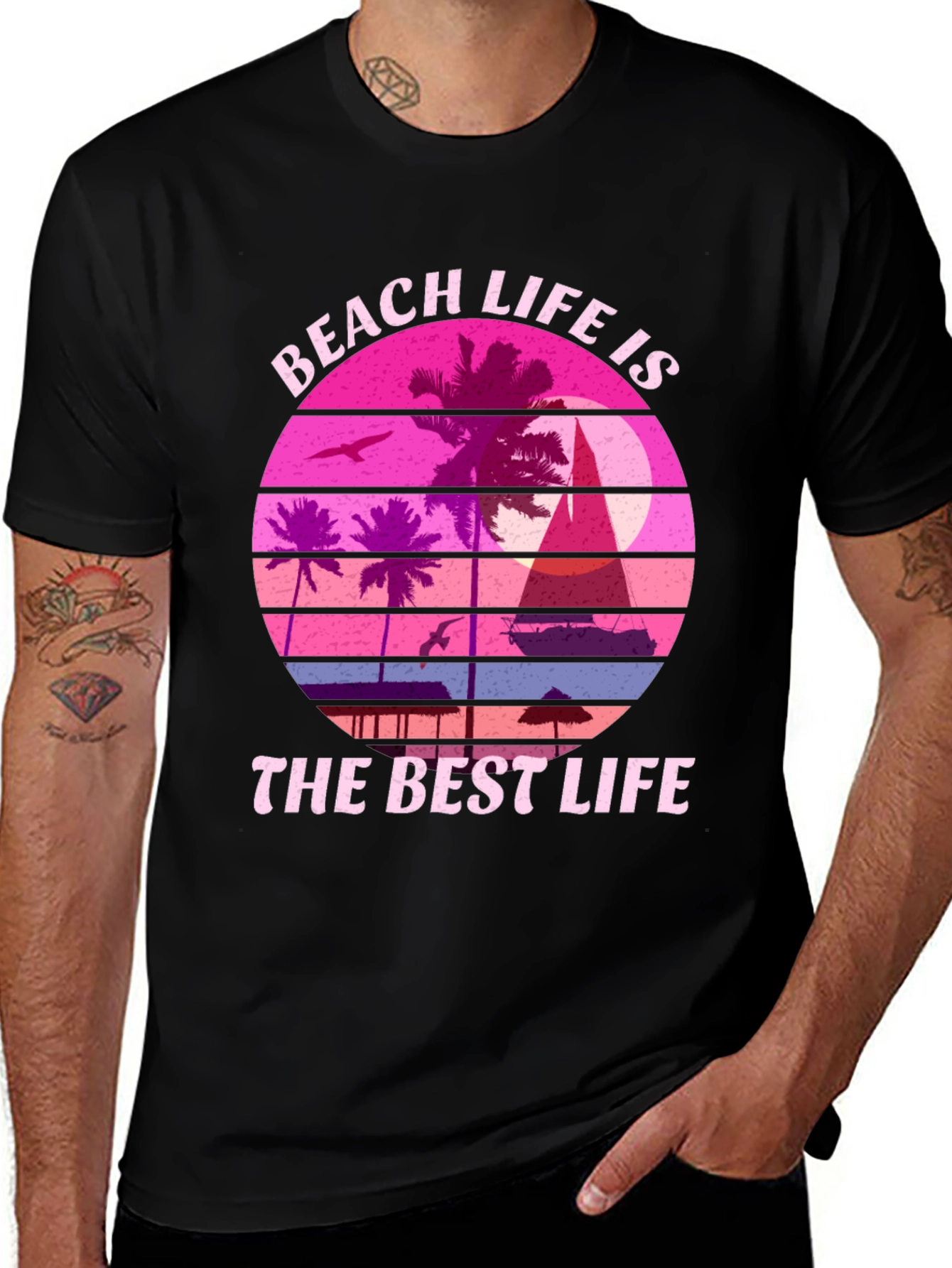 Beach Life Graphic Tee - Island Vibes