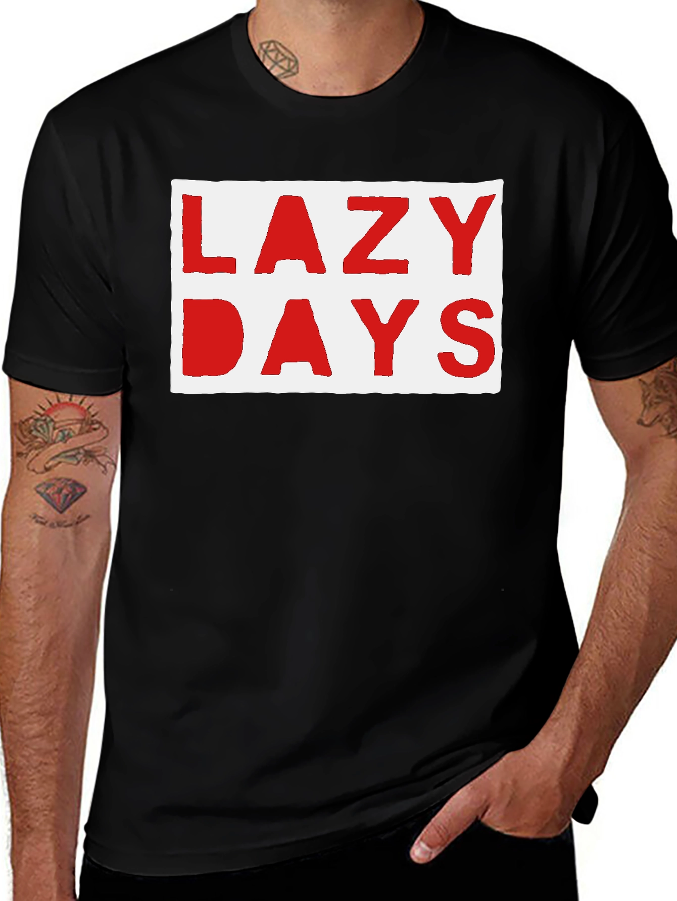 Variant 30 of Lazy Days Graphic Tee - Relaxed Fit