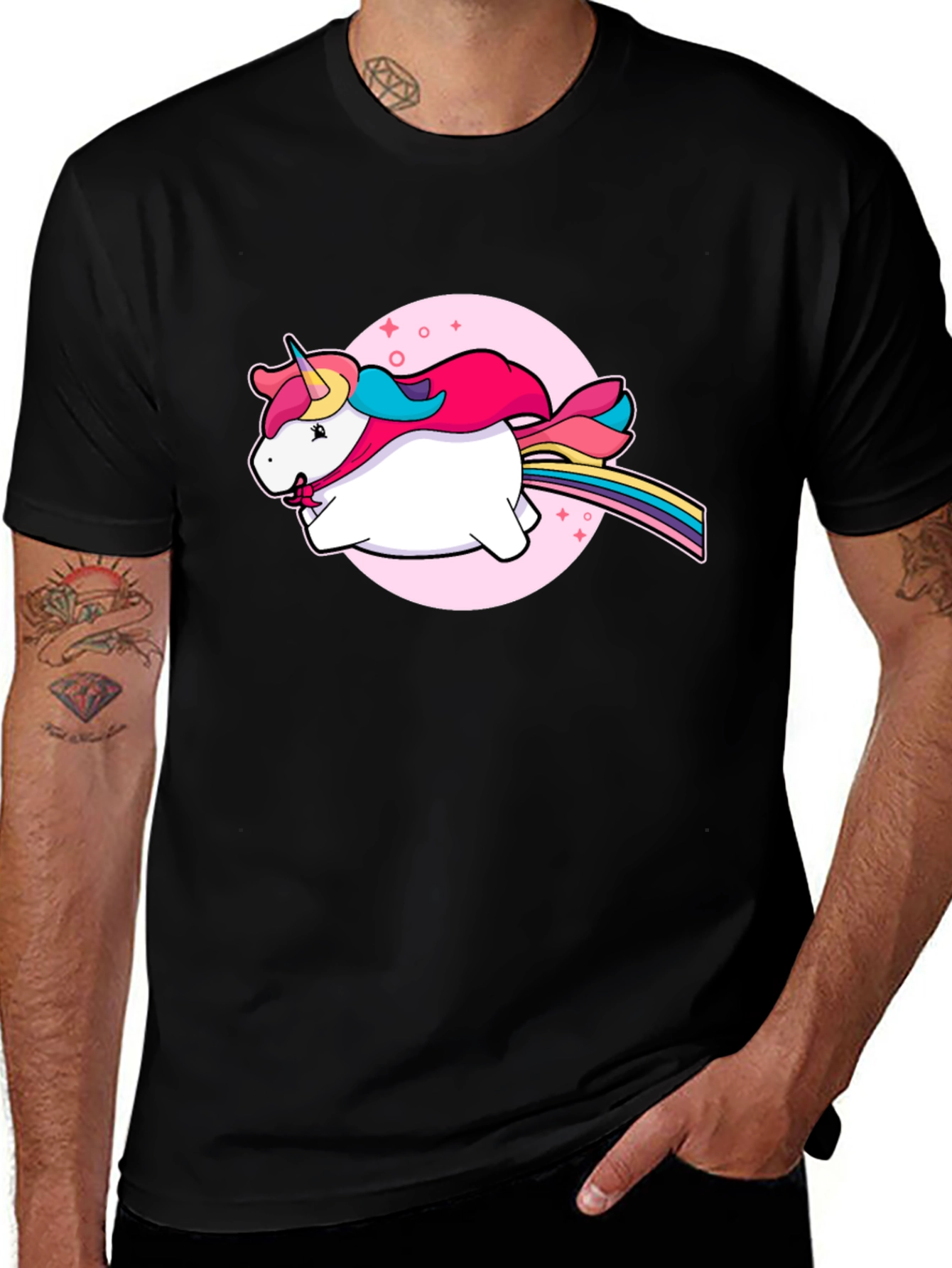 Variant 4 of Unicorn Rainbow Fart T-Shirt - Funny Graphic Tee