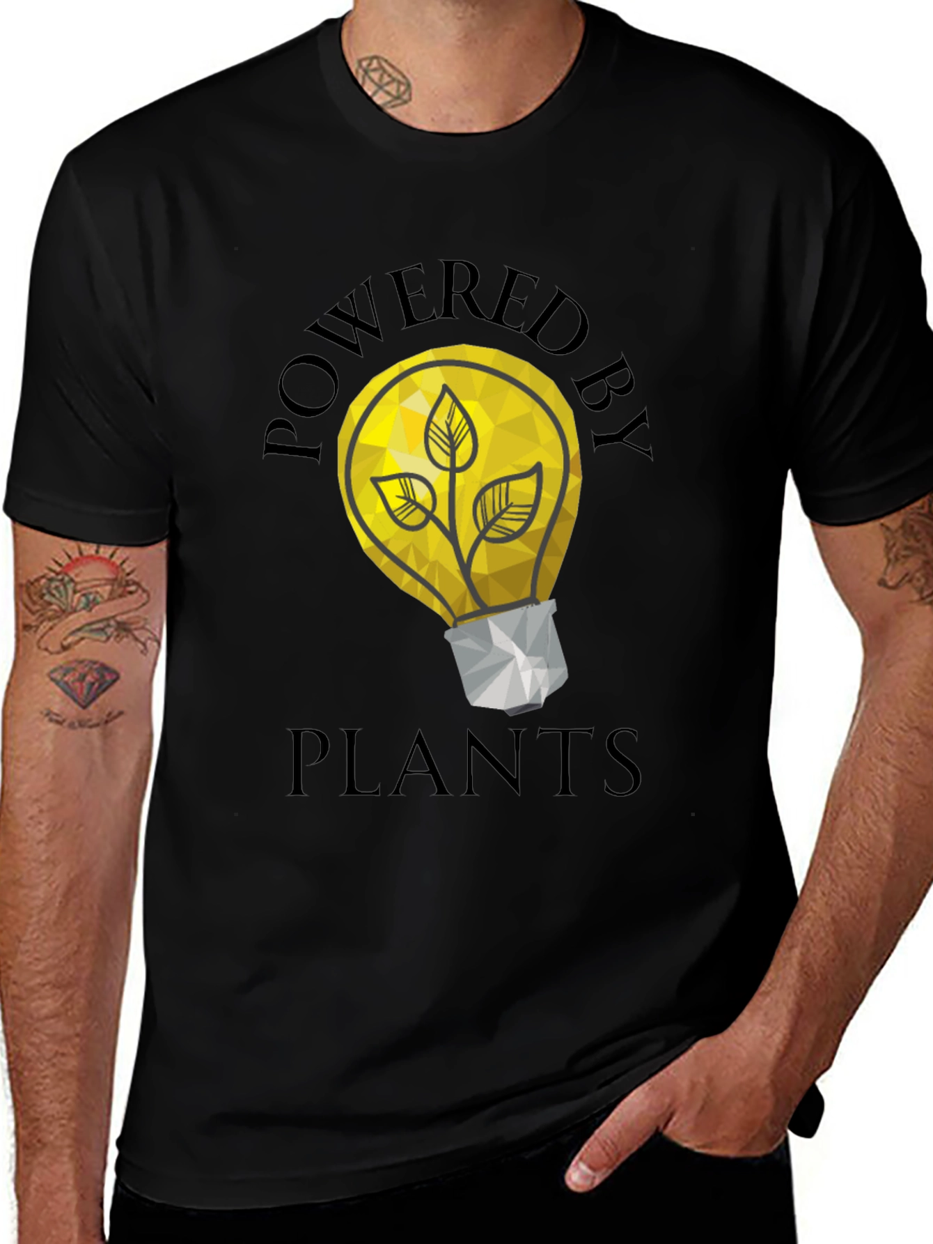 Variant 24 of Powered by Plants Graphic T-Shirt