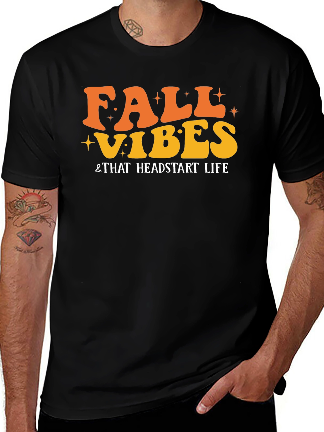 Variant 2 of Fall Vibes Retro Graphic Tee