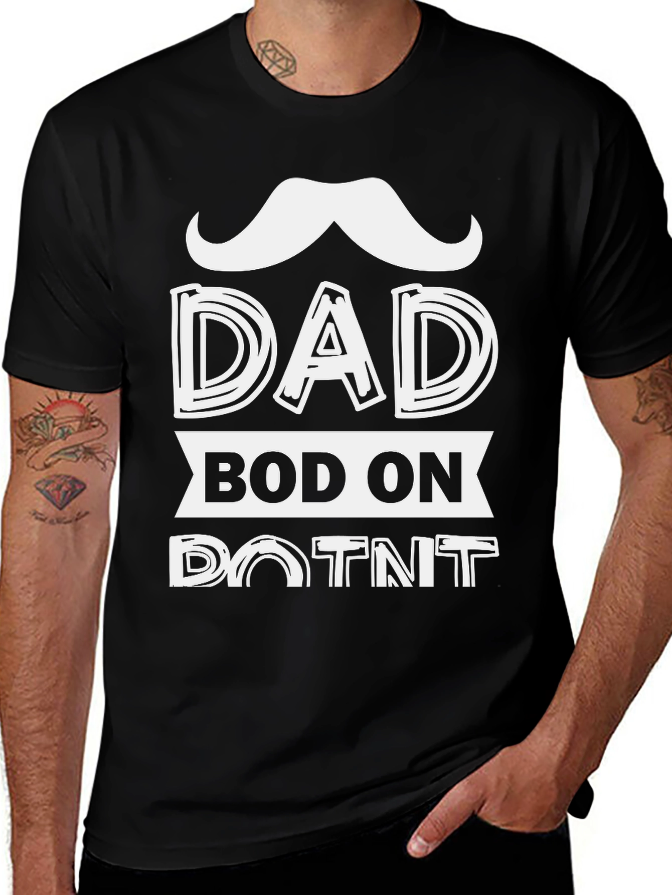 Variant 12 of Dad Bod On Point T-Shirt Funny Fathers Day Tee