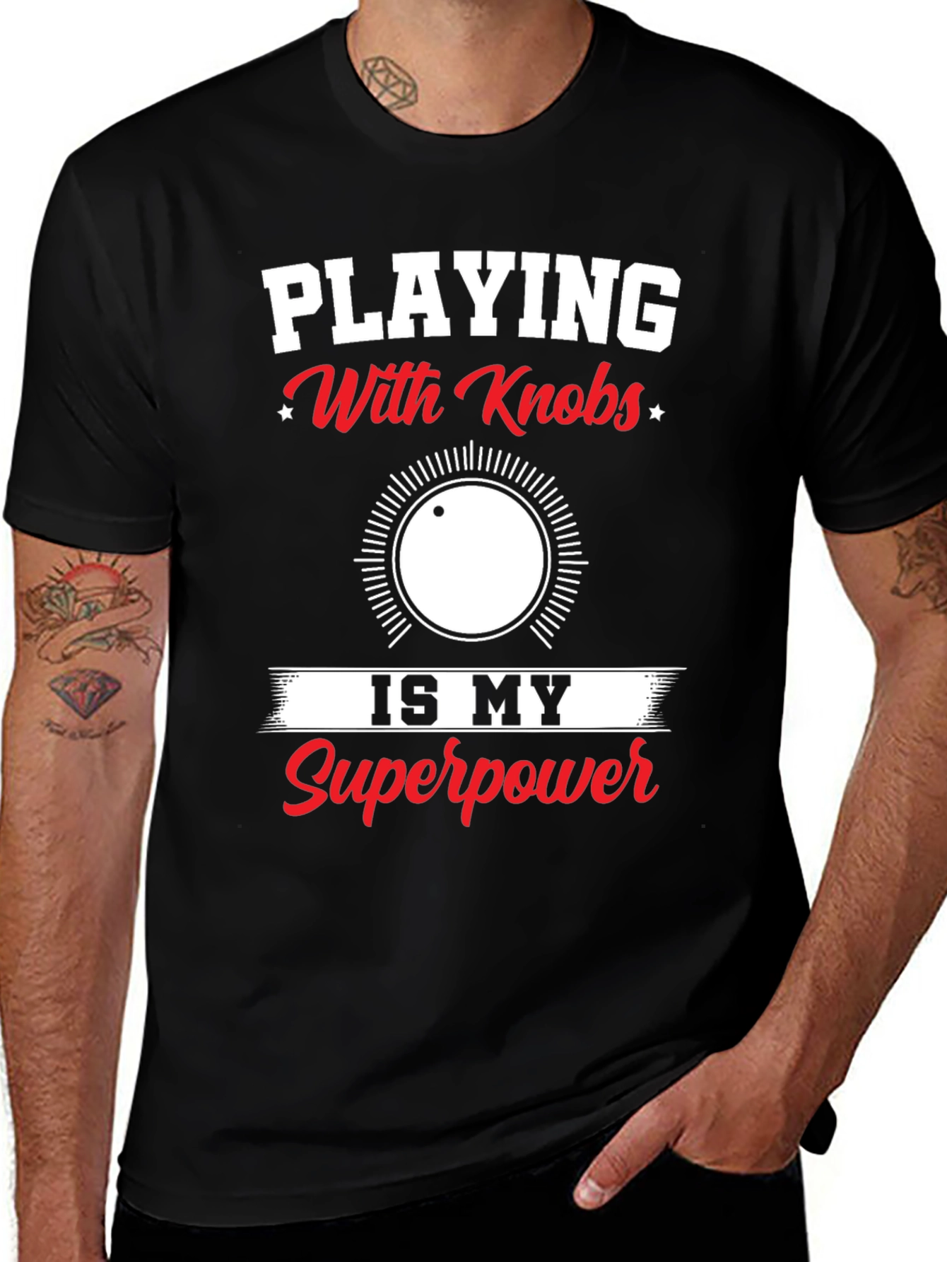 Playing With Knobs T-Shirt - Superpower Edition