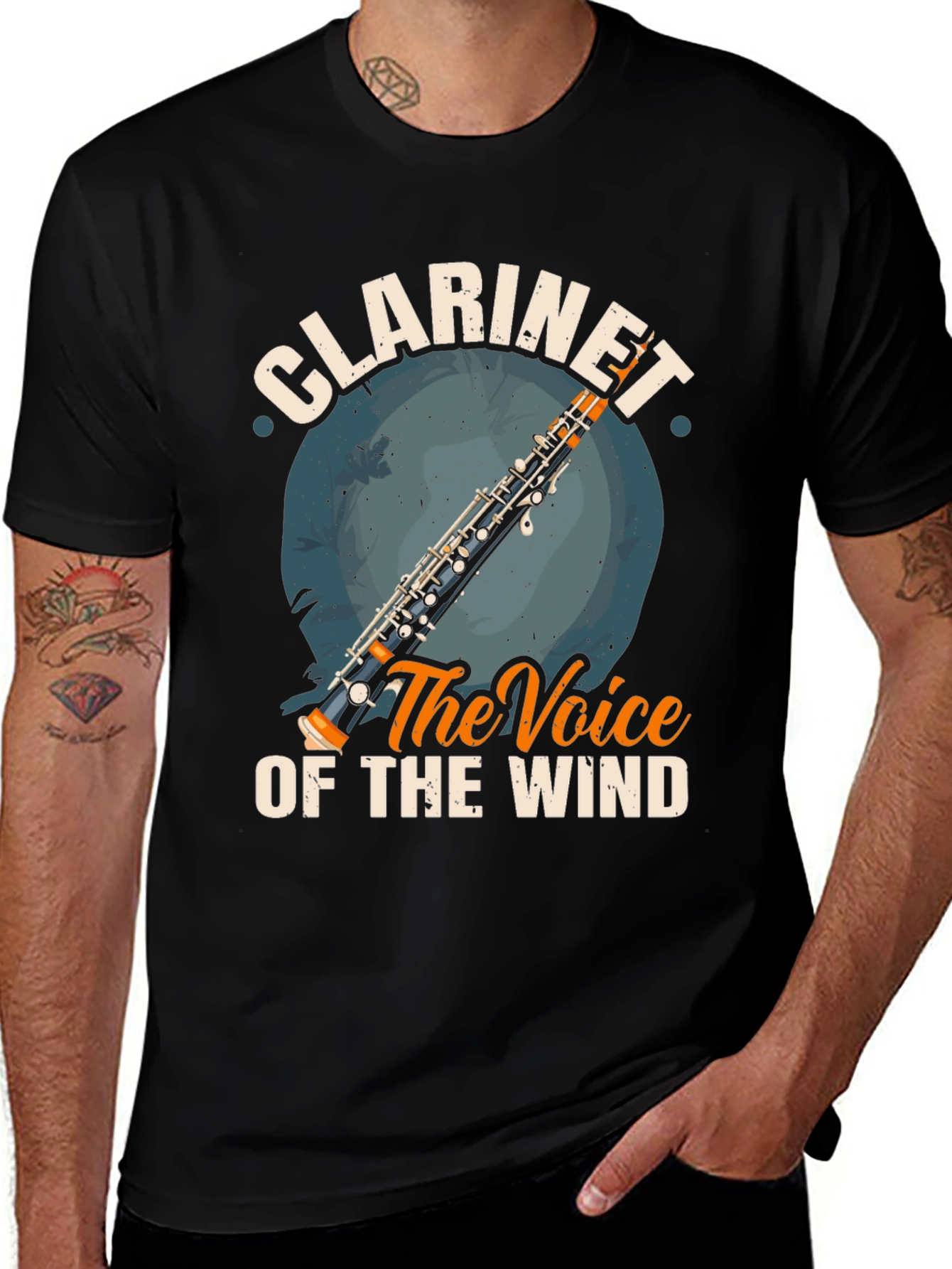 Variant 26 of Clarinet The Voice of the Wind T-Shirt