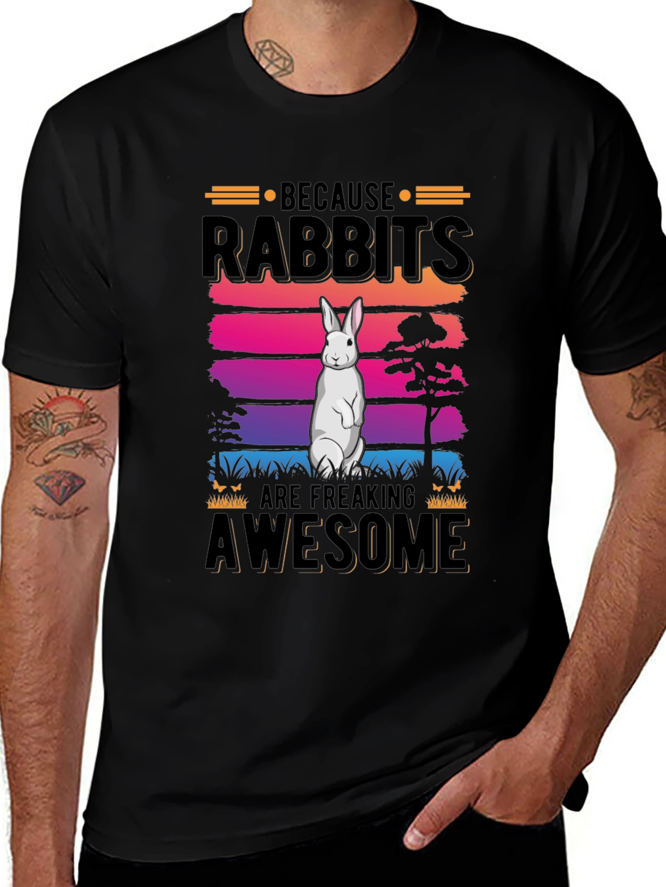 Variant 28 of Rabbits Are Freaking Awesome T-Shirt