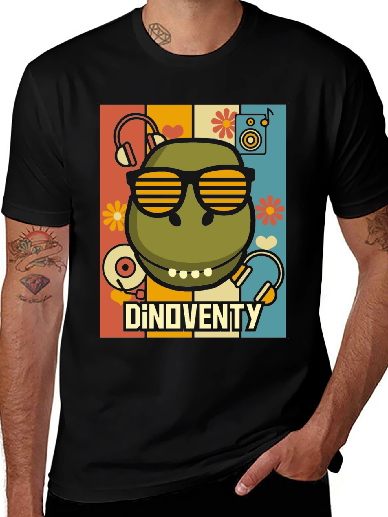 Variant 12 of Retro Dino T-Shirt