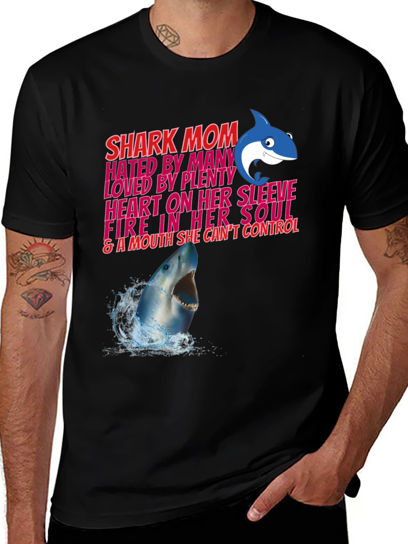 Shark Mom T-Shirt: Hated by Many, Loved by Plenty