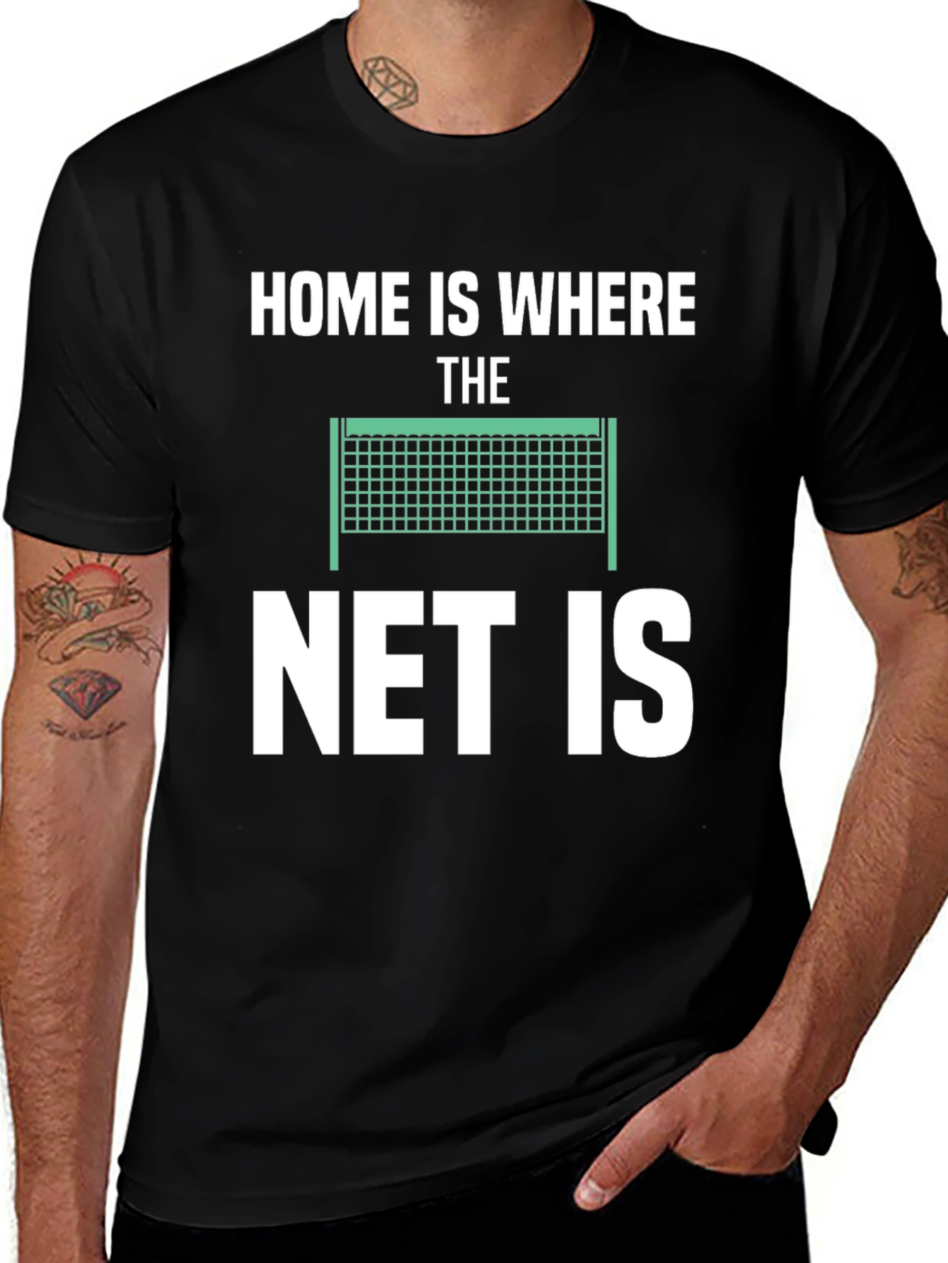 Variant 15 of Home is Where The Net Is T-Shirt