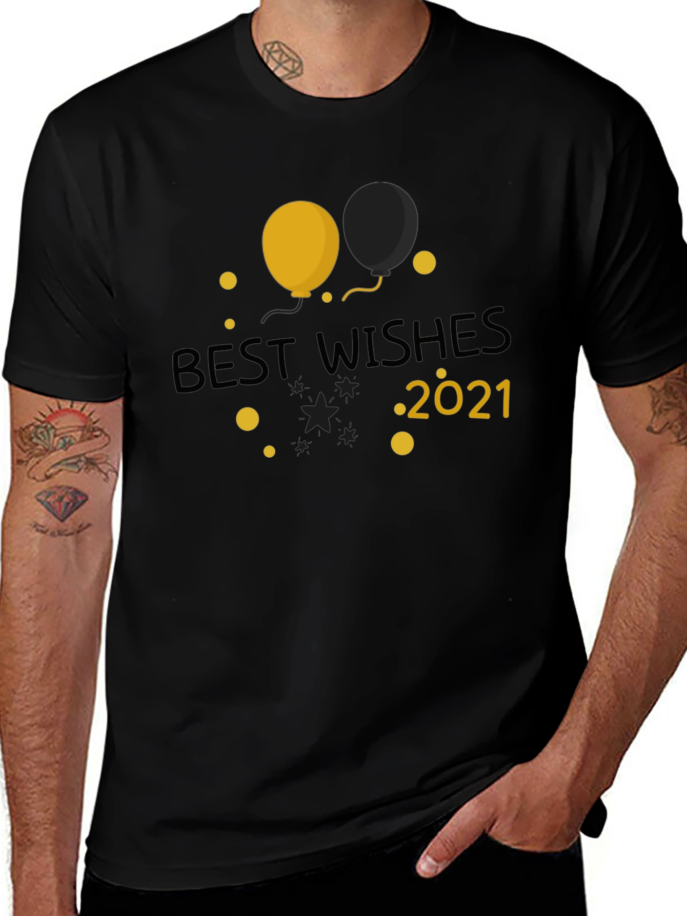 Variant 13 of Best Wishes 2021 Graphic Tee