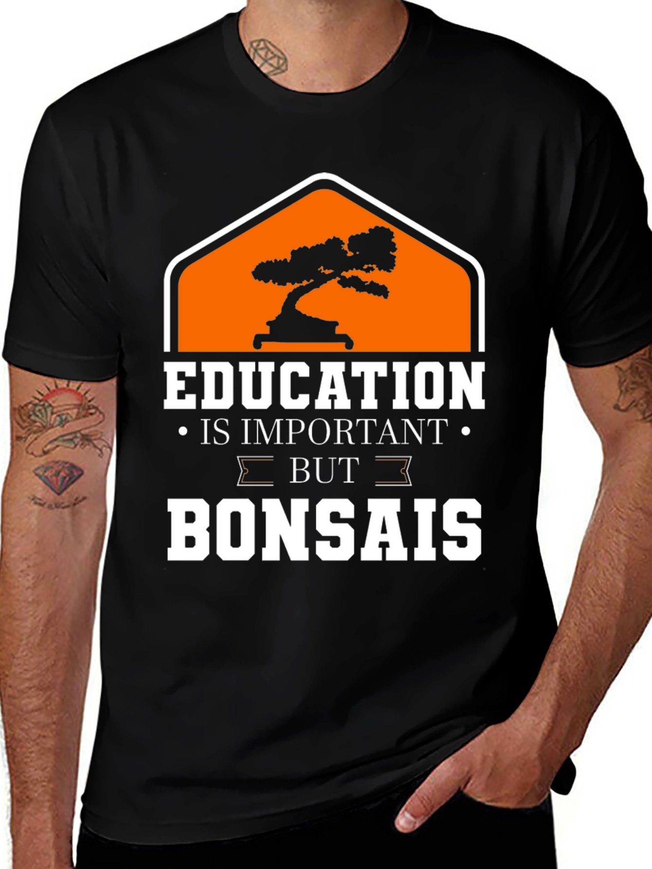 Variant 8 of Education Bonsai Graphic T-Shirt