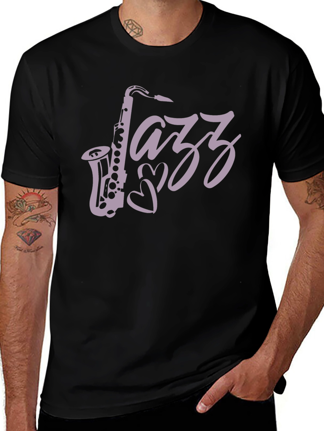 Variant 29 of Jazz Music Saxophone Graphic T-Shirt