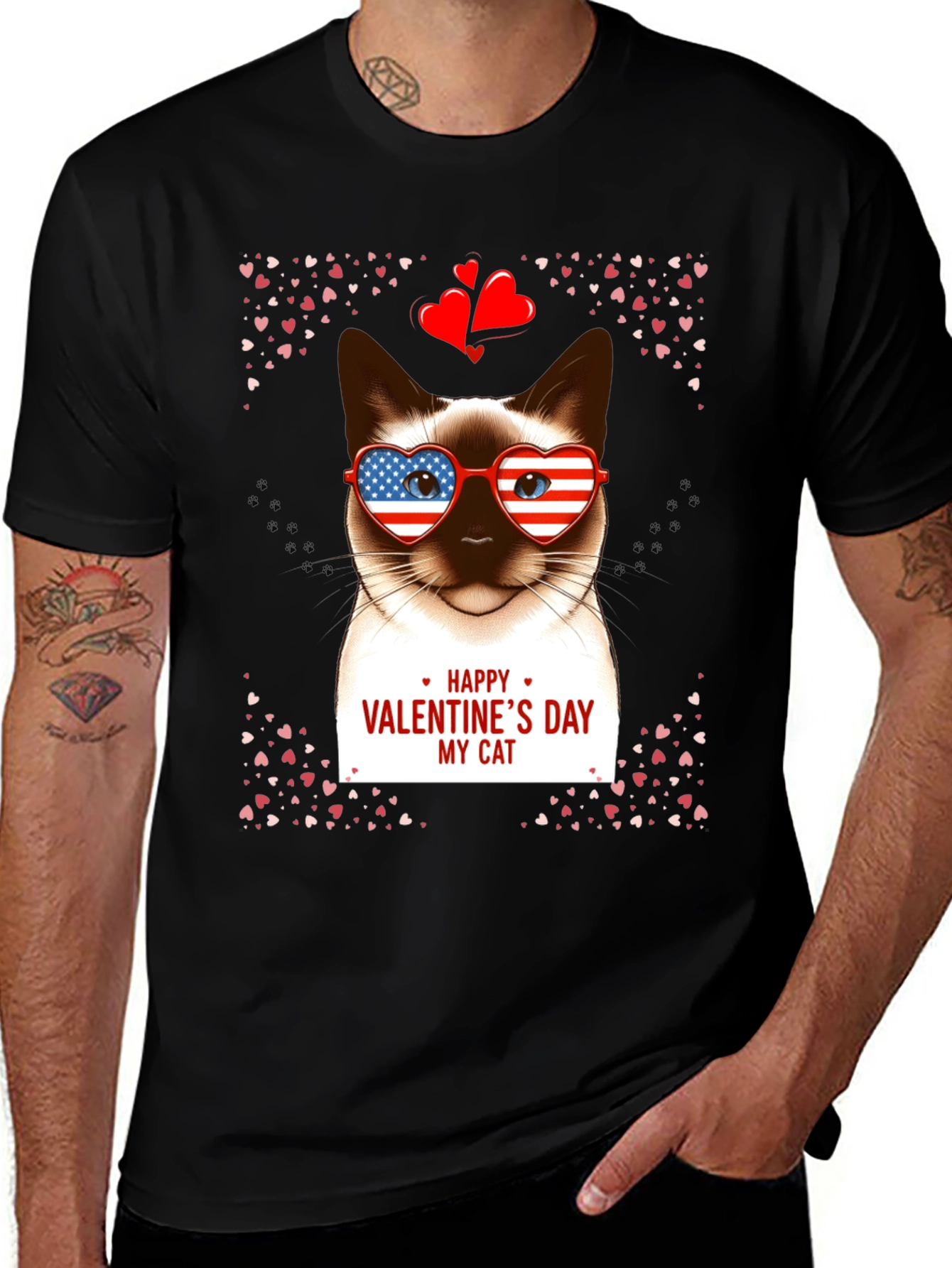 Happy Valentine's Day My Cat T-Shirt