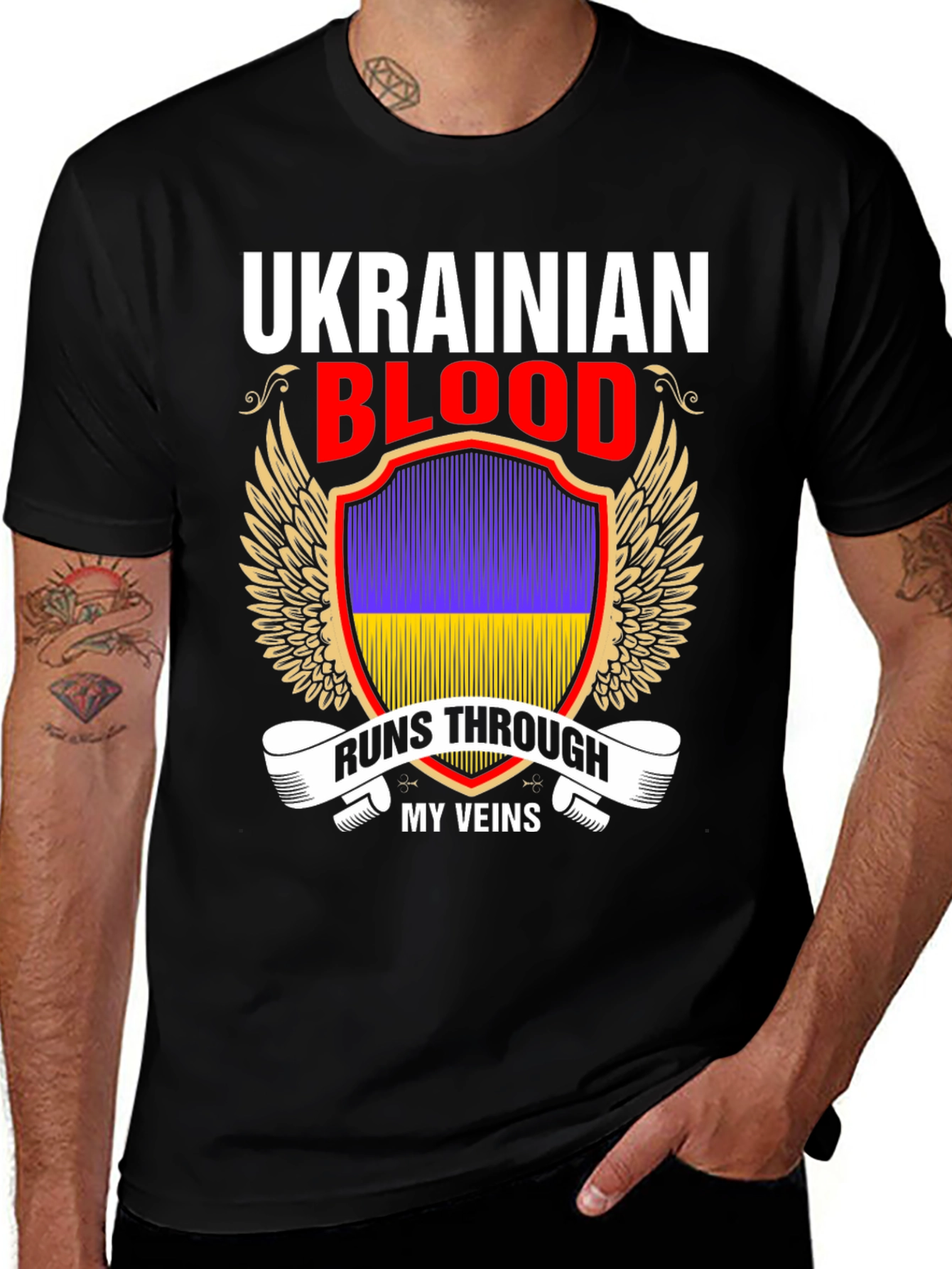 Ukrainian Blood T-Shirt - Ukraine Pride