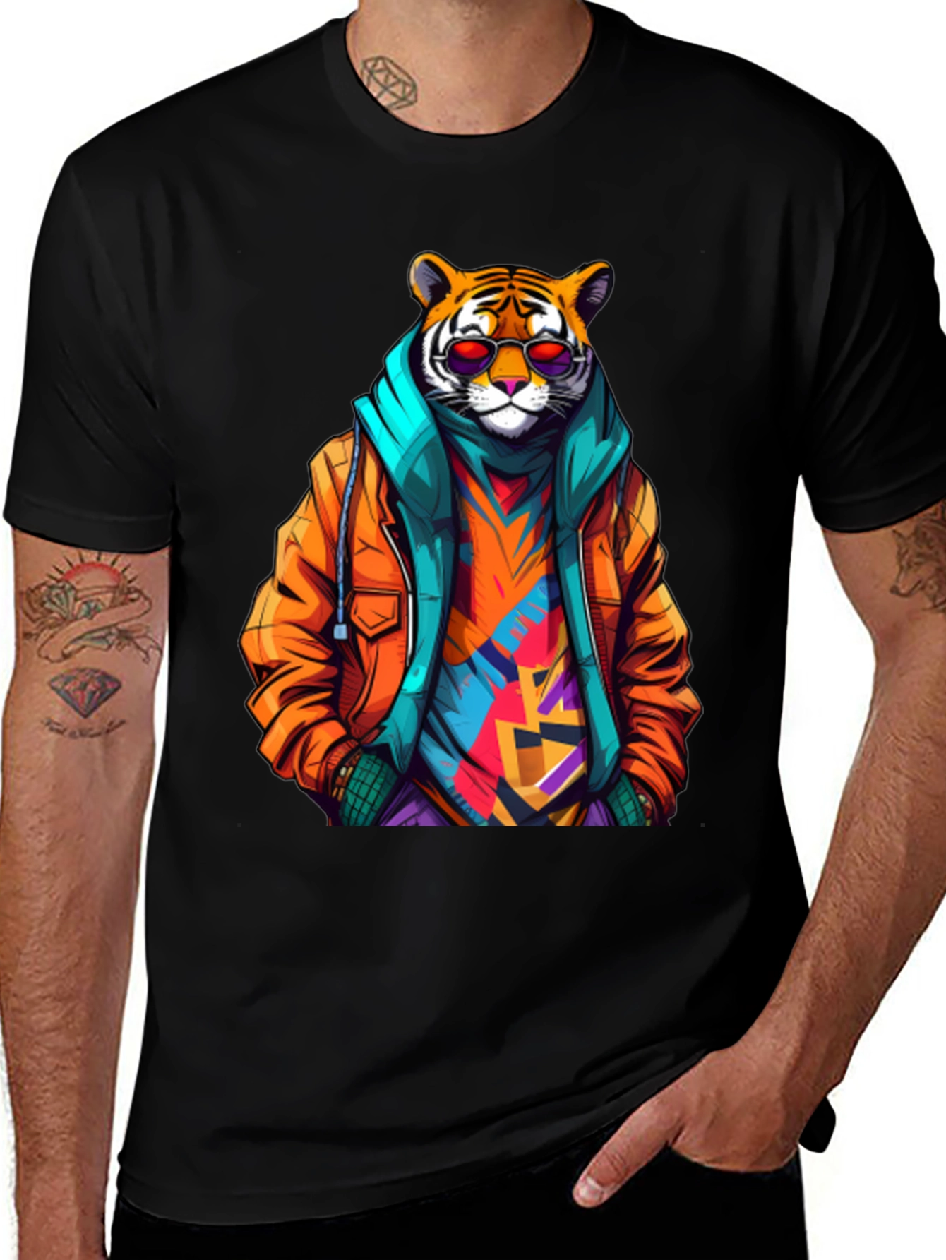 Variant 6 of Tiger Style Graphic Tee