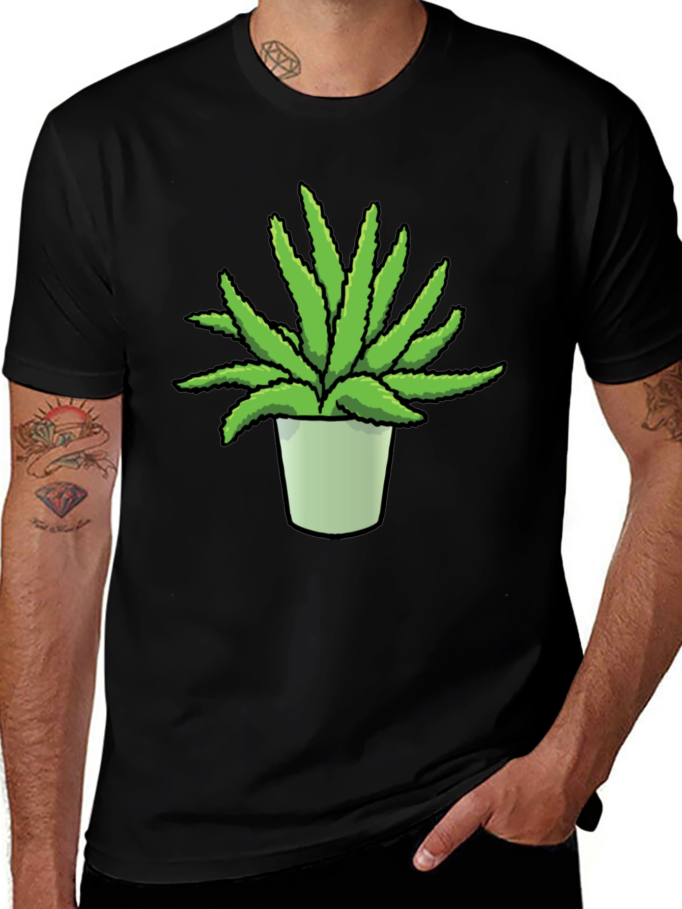 Variant 19 of Aloe Vera Plant Graphic Tee