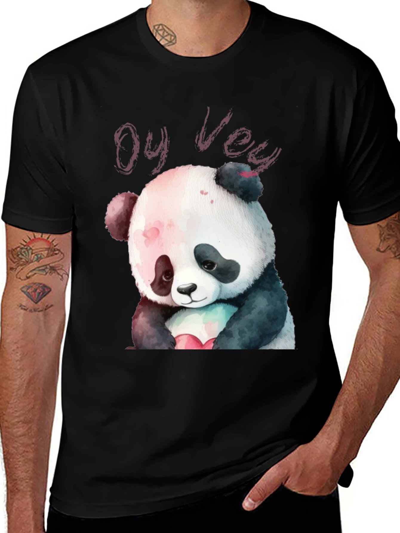 Variant 11 of Oy Vey Panda Graphic Tee