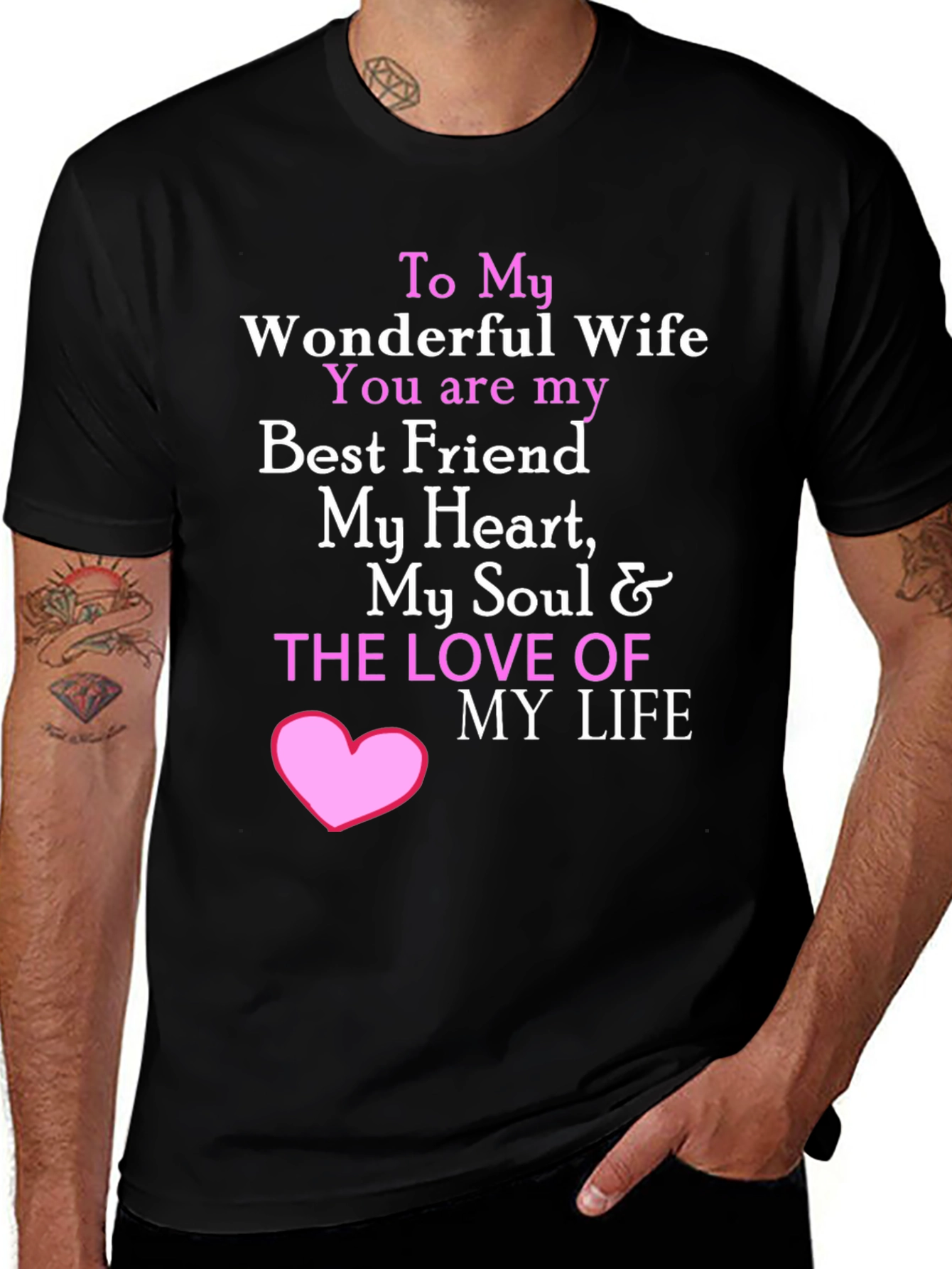 Variant 11 of Wonderful Wife T-Shirt - I Love My Wife