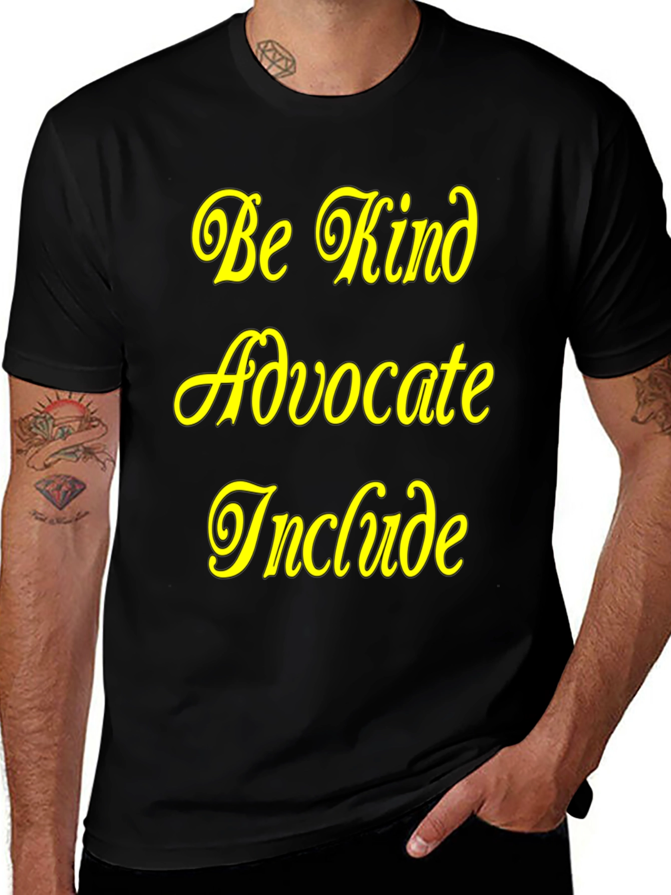 Variant 18 of Be Kind Advocate Include Black T-Shirt