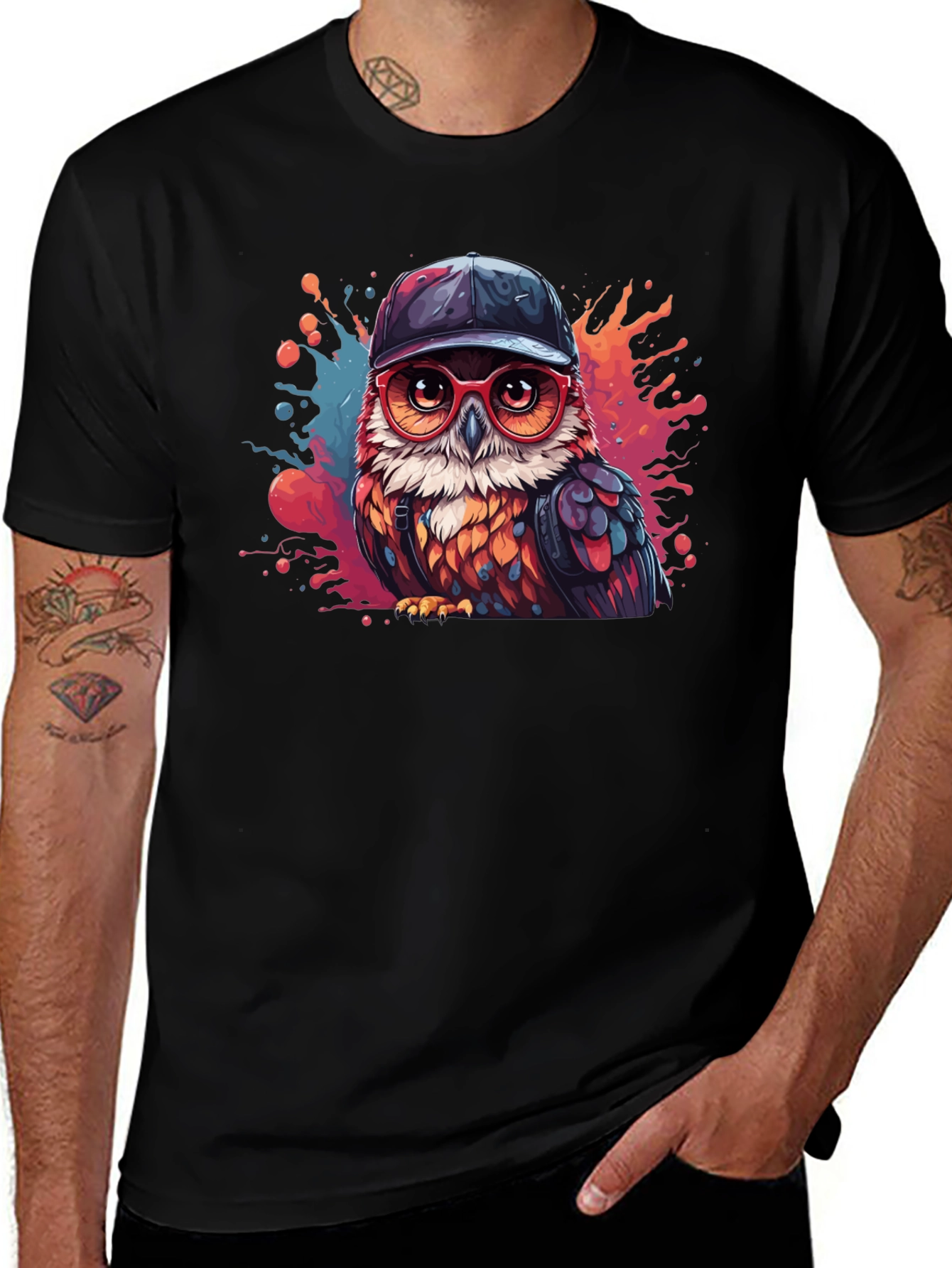 Variant 23 of Cool Owl T-Shirt