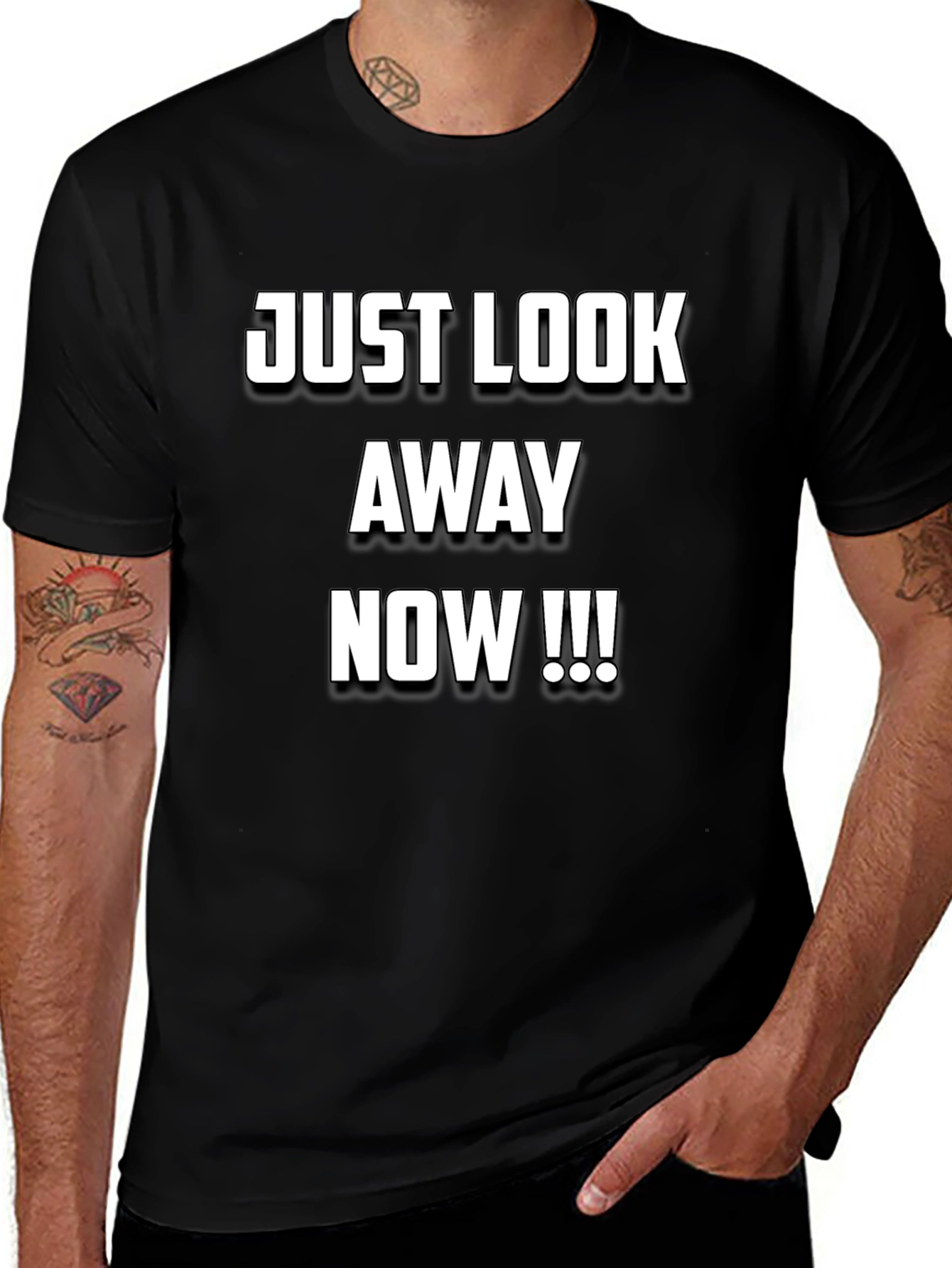 Variant 2 of Just Look Away Novelty T-Shirt