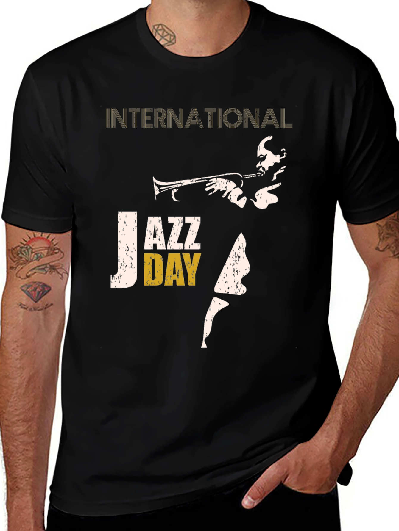 Variant 28 of International Jazz Day Black T-Shirt
