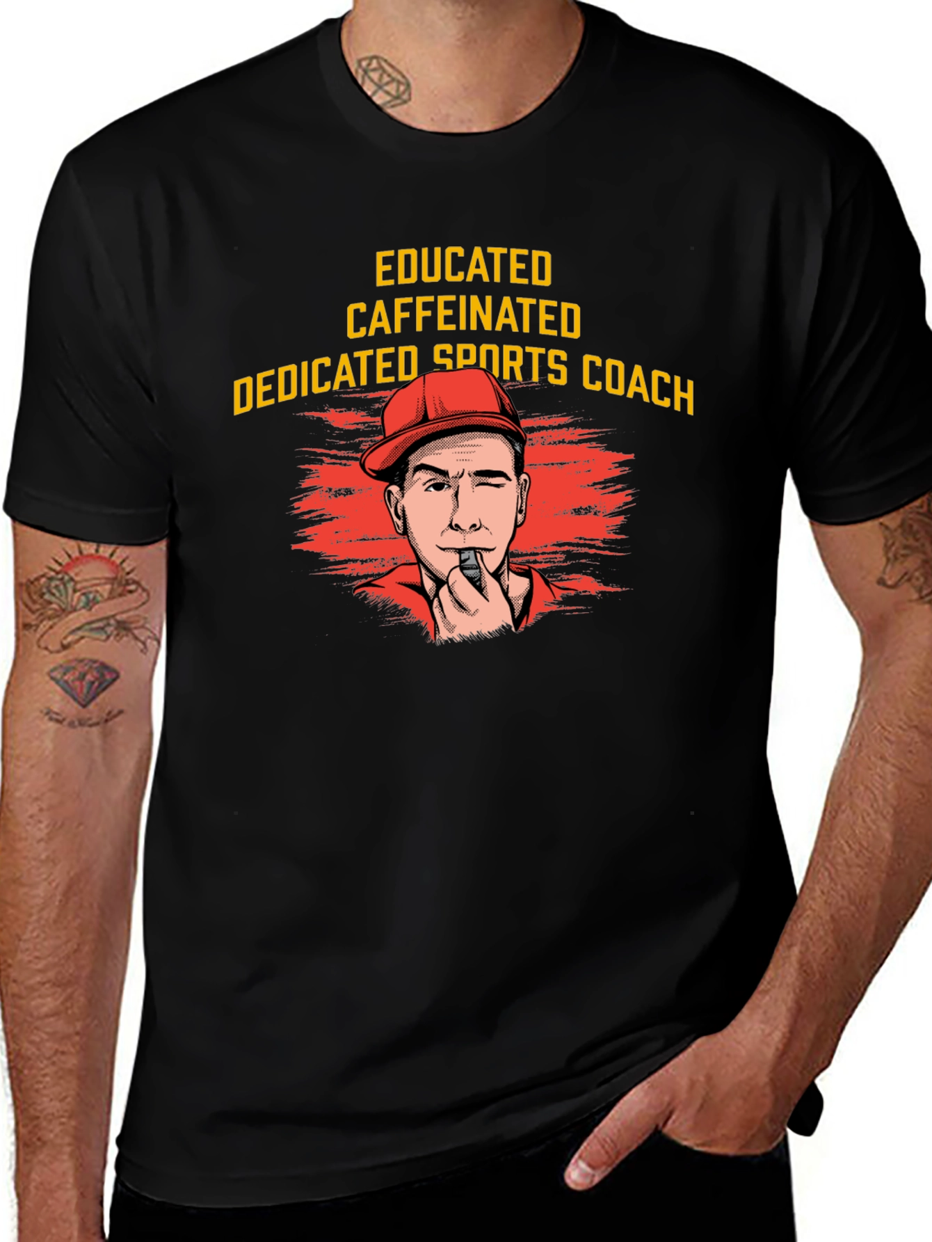 Variant 15 of Educated Sports Coach Graphic Tee
