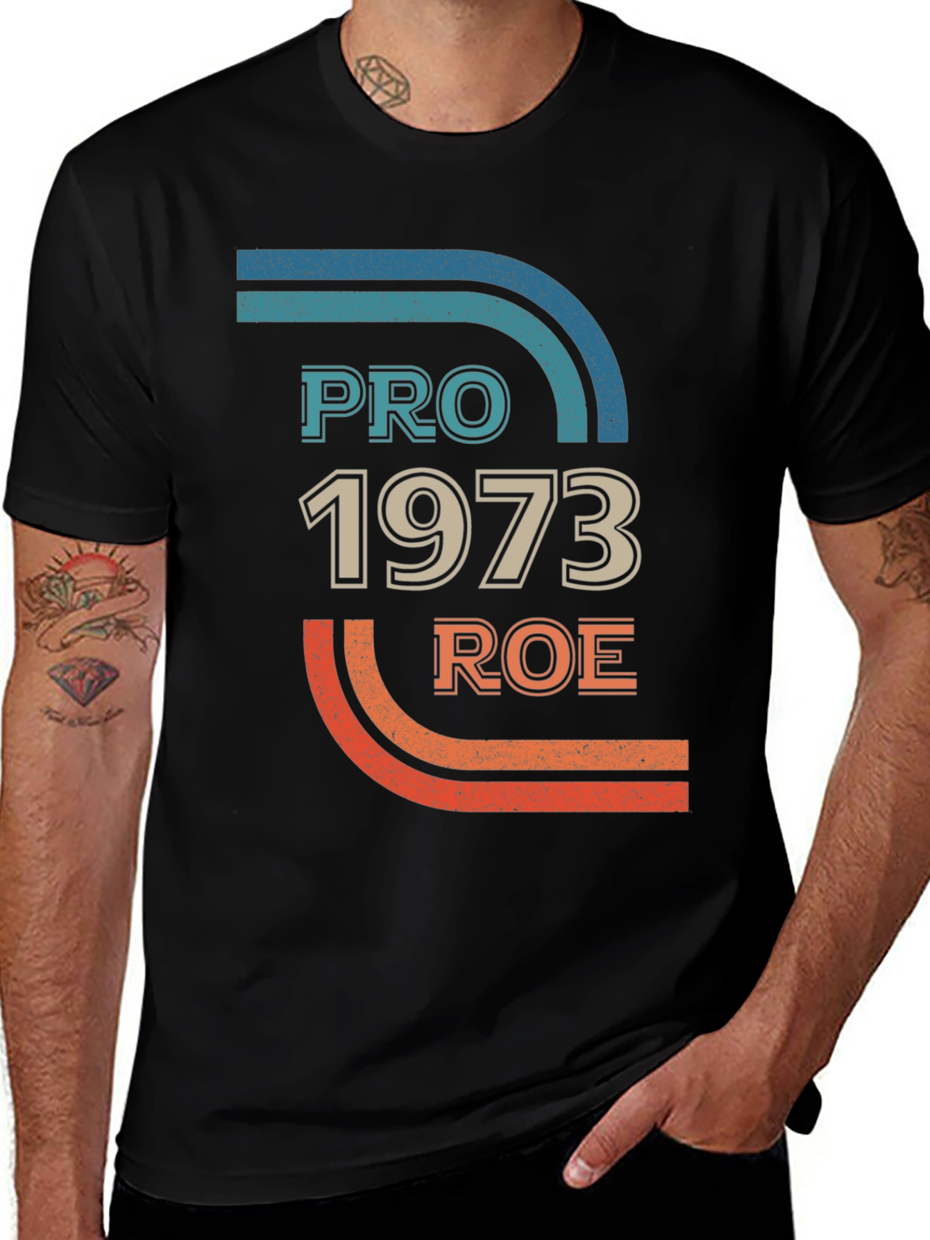 Pro 1973 Roe Retro Style T-Shirt