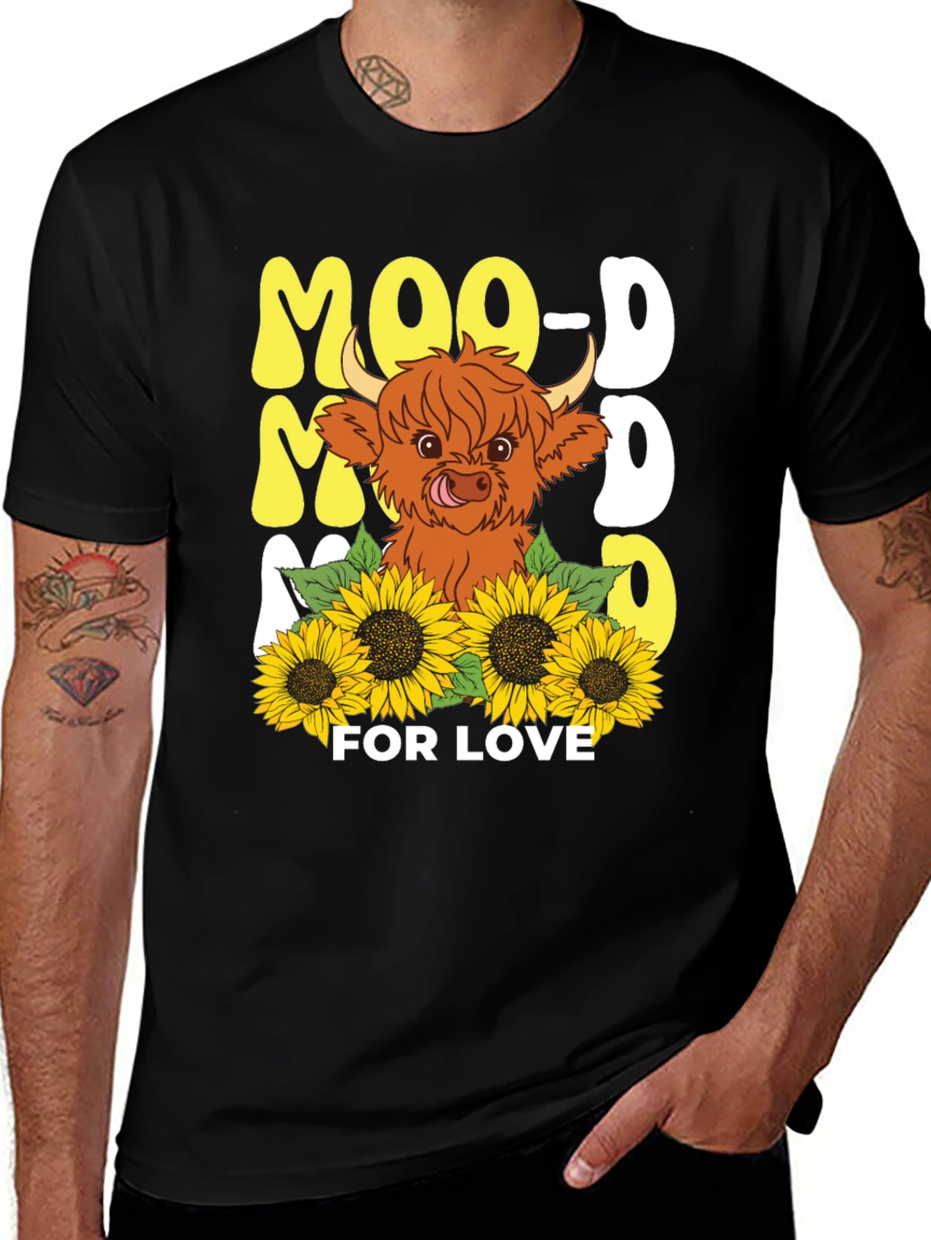 Variant 24 of Moo-d for Love Graphic T-Shirt