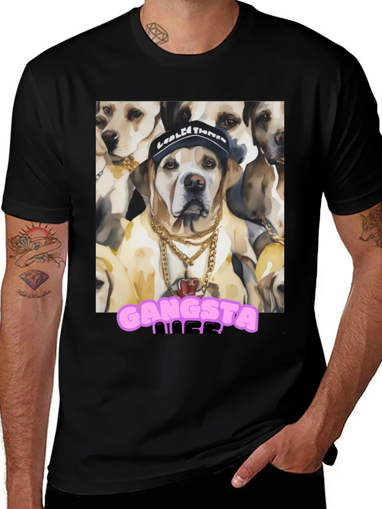 Variant 13 of Gangsta Dogs Graphic T-Shirt