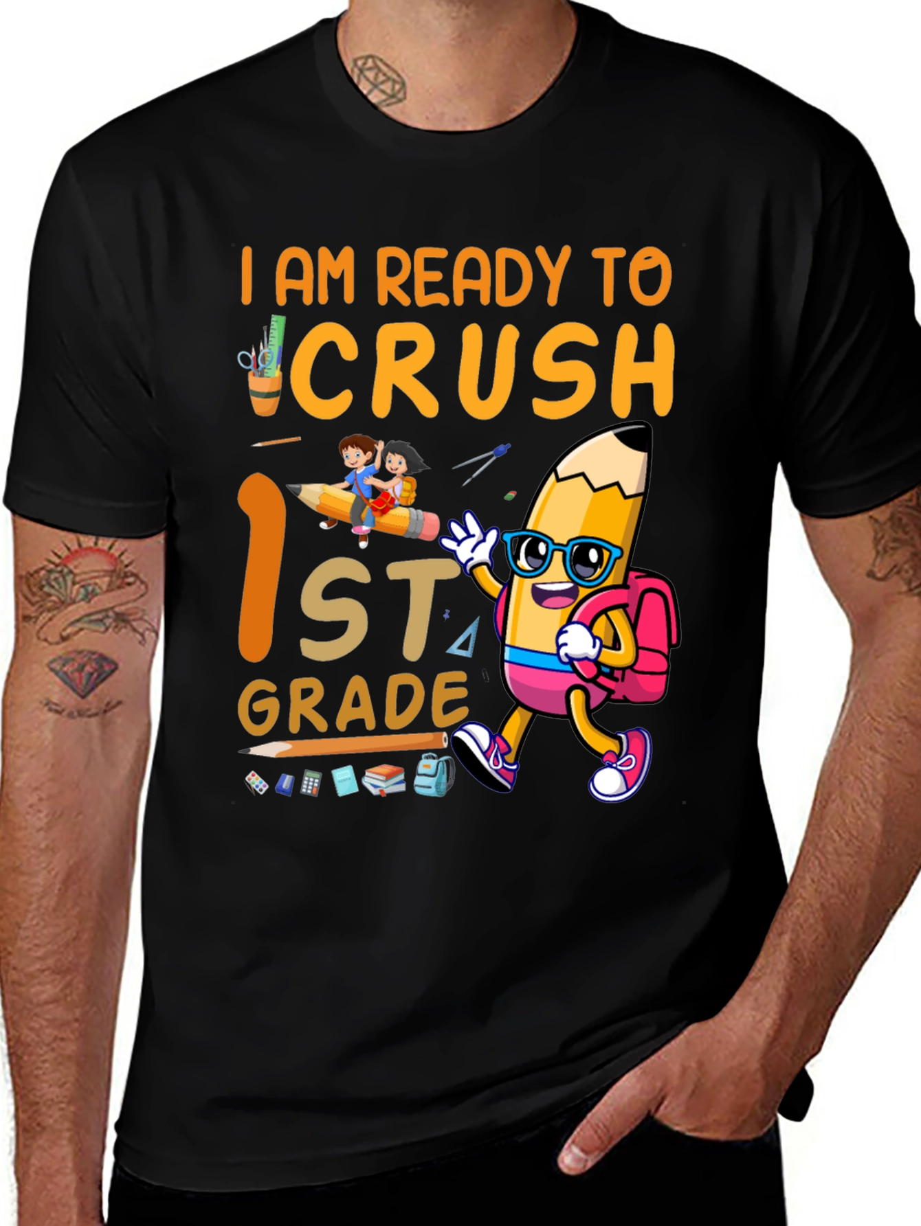 Variant 7 of Ready to Crush 1st Grade T-Shirt