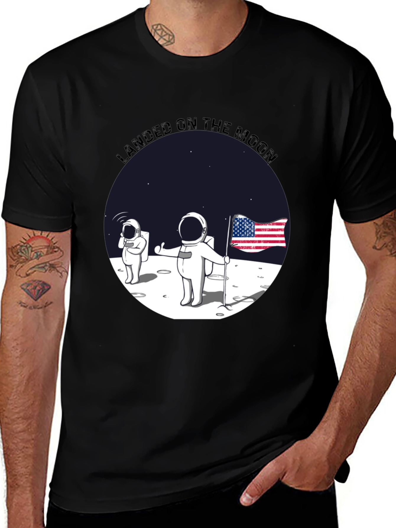 Moon Landing Graphic T-Shirt