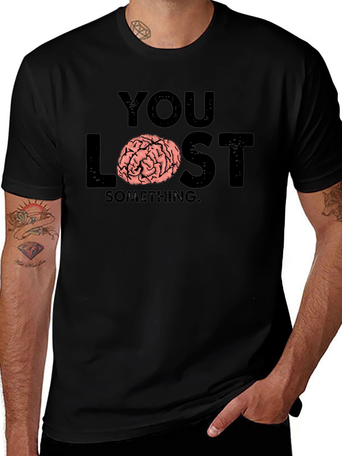 Variant 23 of Funny Brain Loss Graphic T-Shirt