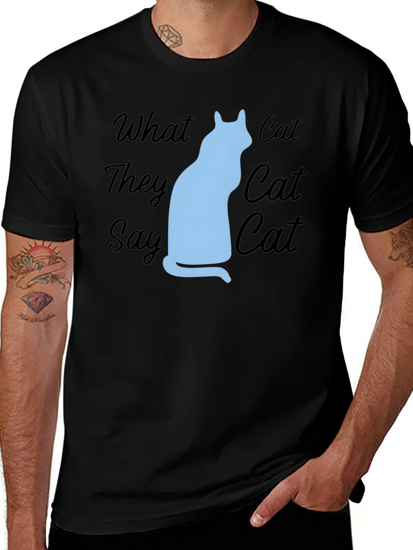 Variant 21 of What Cat They Cat Say T-Shirt