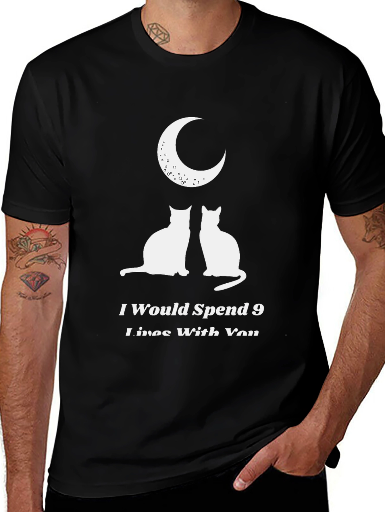 Variant 25 of I Would Spend 9 Lives With You T-Shirt