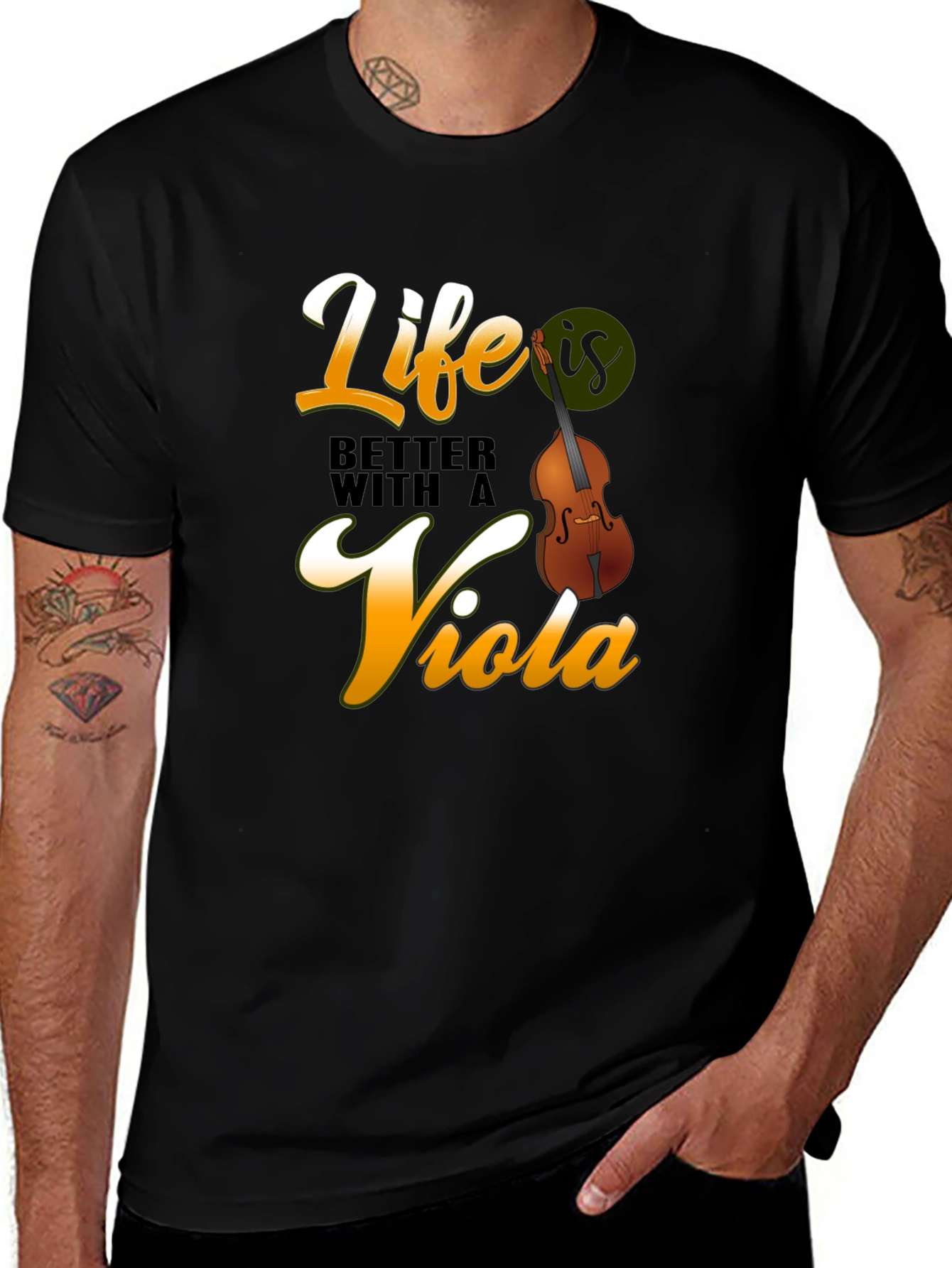 Variant 3 of Life is Better with a Viola T-Shirt