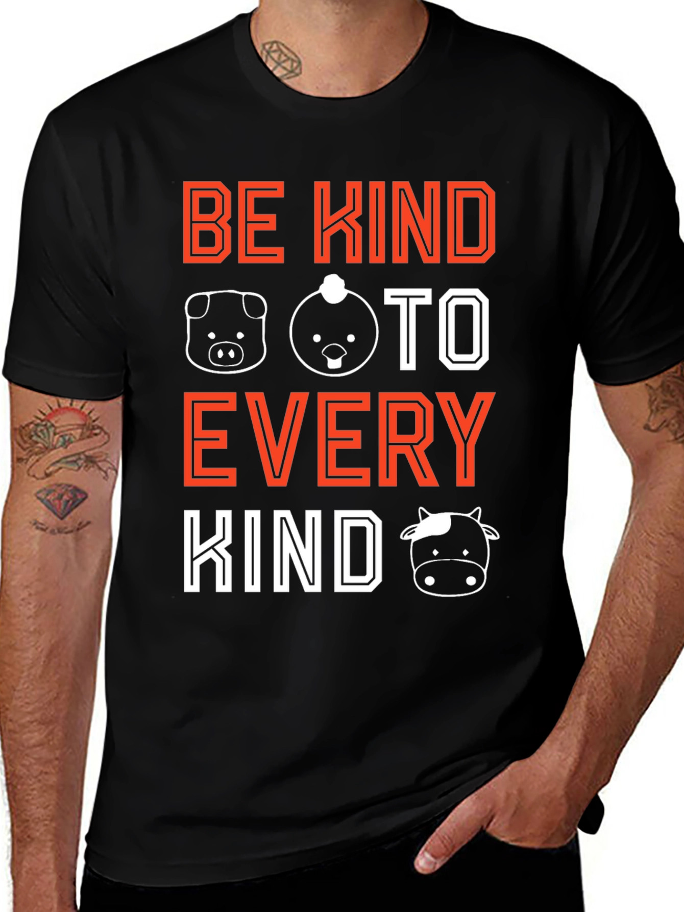 Variant 15 of Be Kind to Every Kind Graphic Tee - Vegan T-Shirt