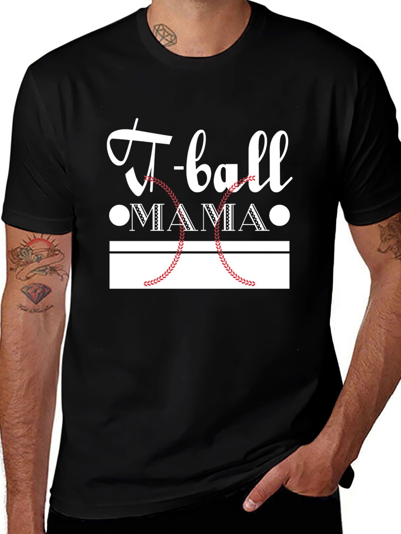 Variant 28 of T-Ball Mama Graphic Tee