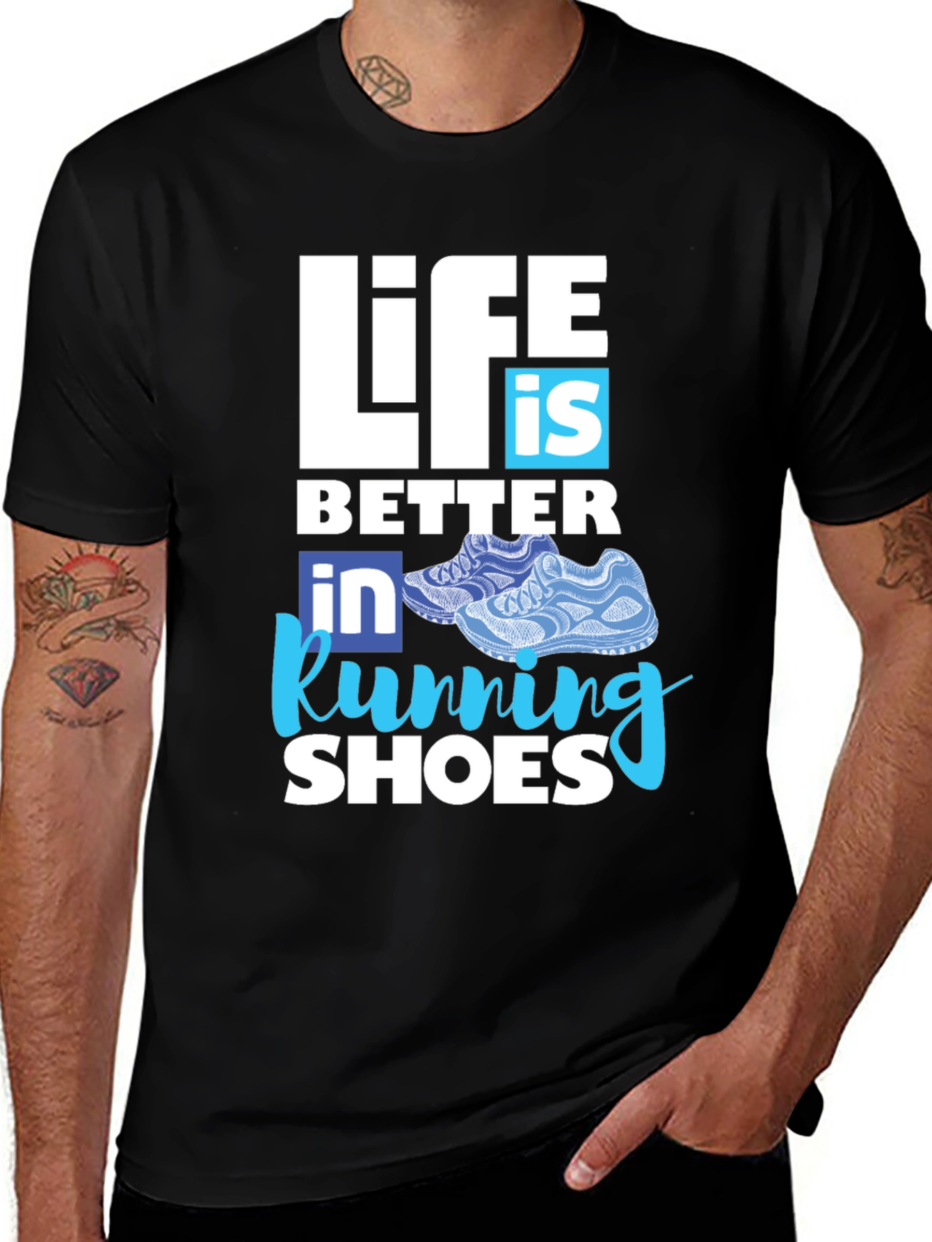 Variant 10 of Life is Better in Running Shoes T-Shirt