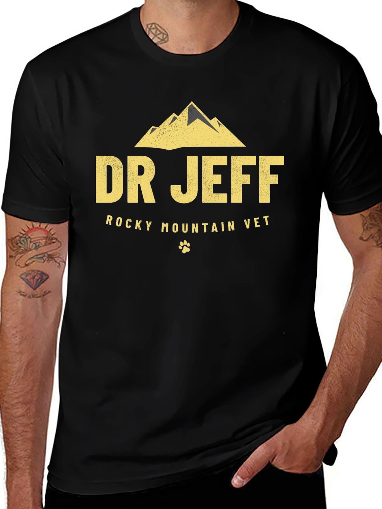 Dr. Jeff Rocky Mountain Vet T-Shirt