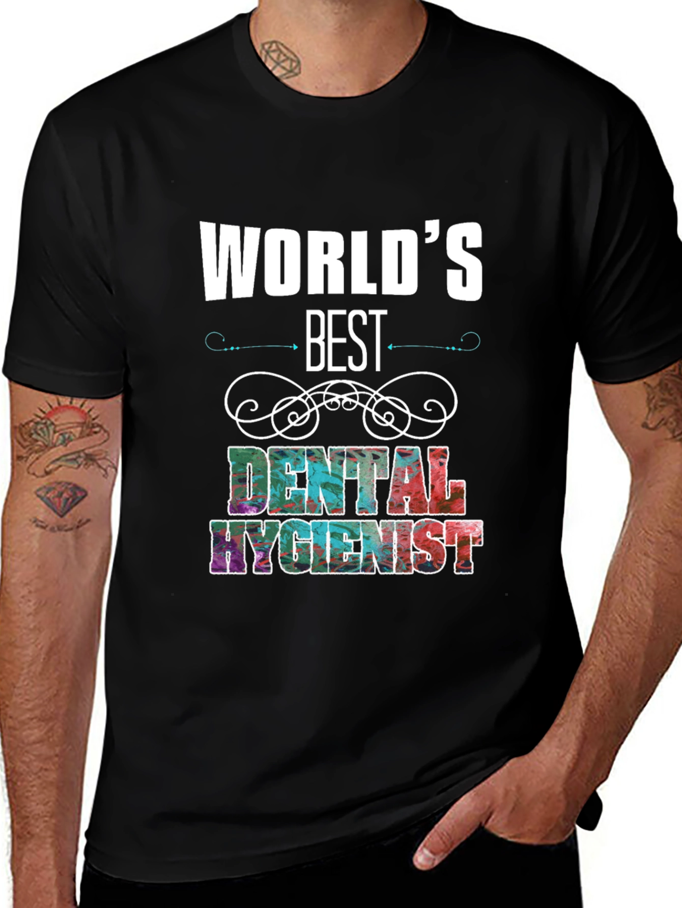 Variant 6 of World's Best Dental Hygienist T-Shirt - Novelty Gift